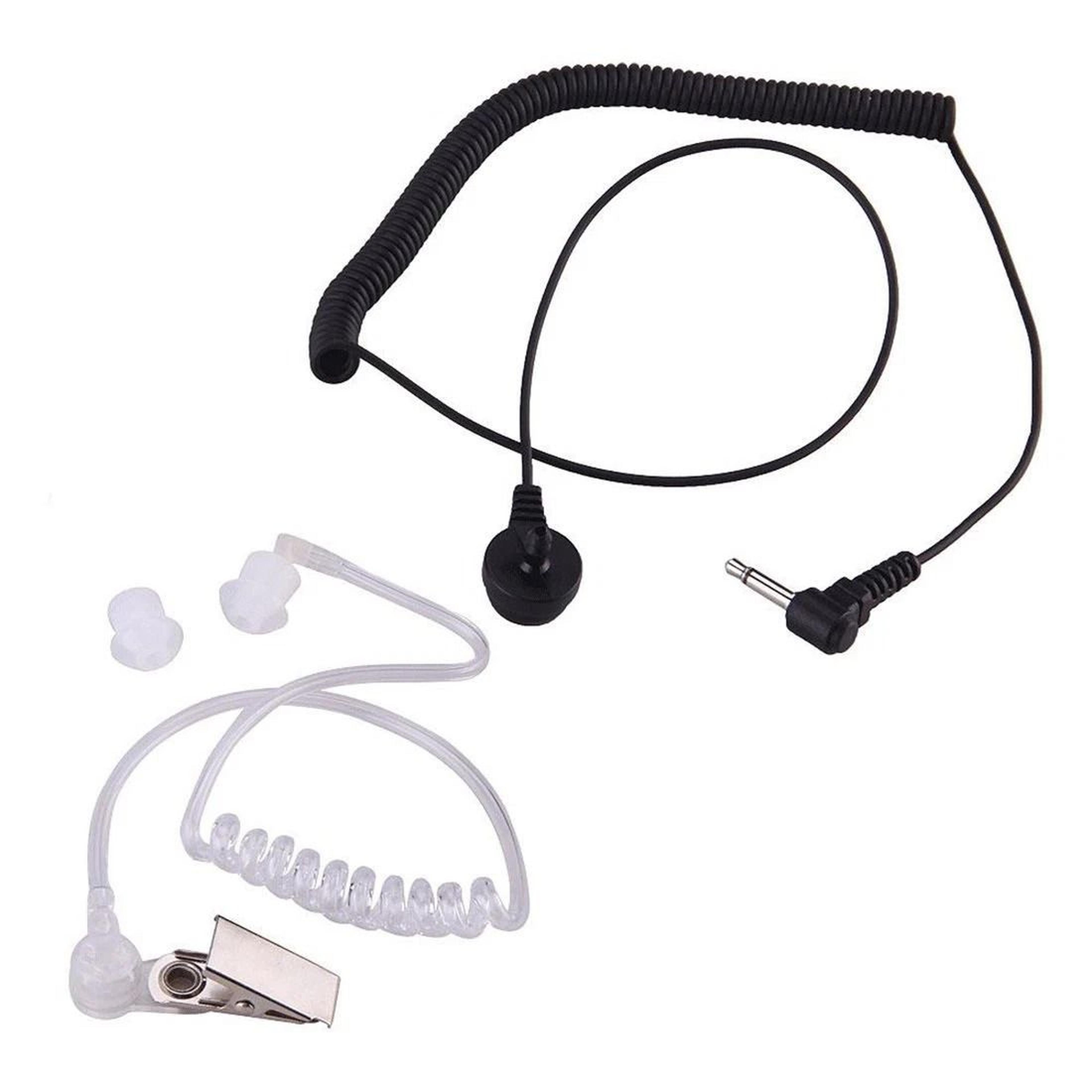 Motorola Radio Earpiece Acoustic Tube Covert Pin Listen Only Headset 1