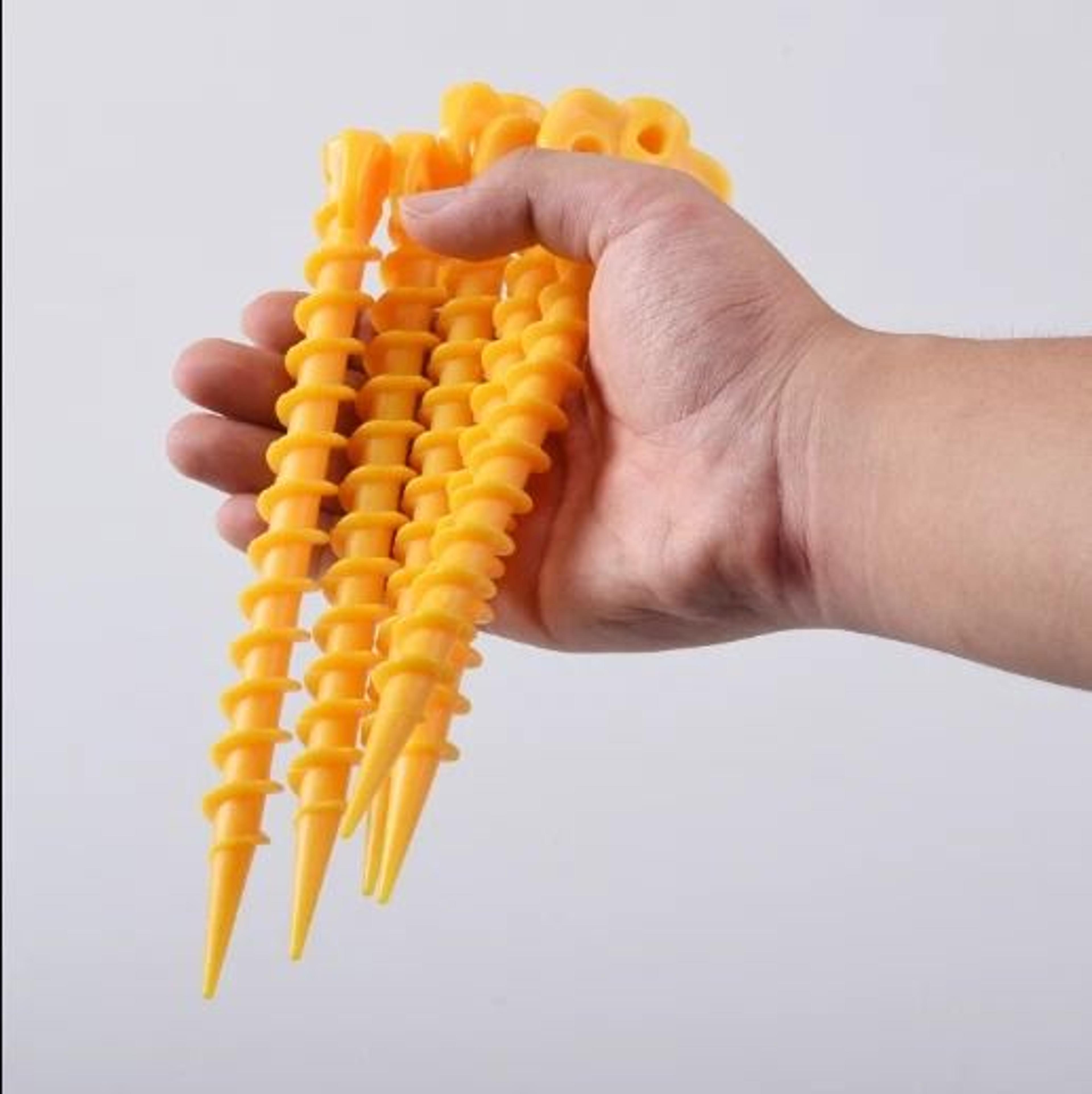 Pack Spiral Tent Stakes Heavy Duty Screw Pegs For Camping  Awning 1