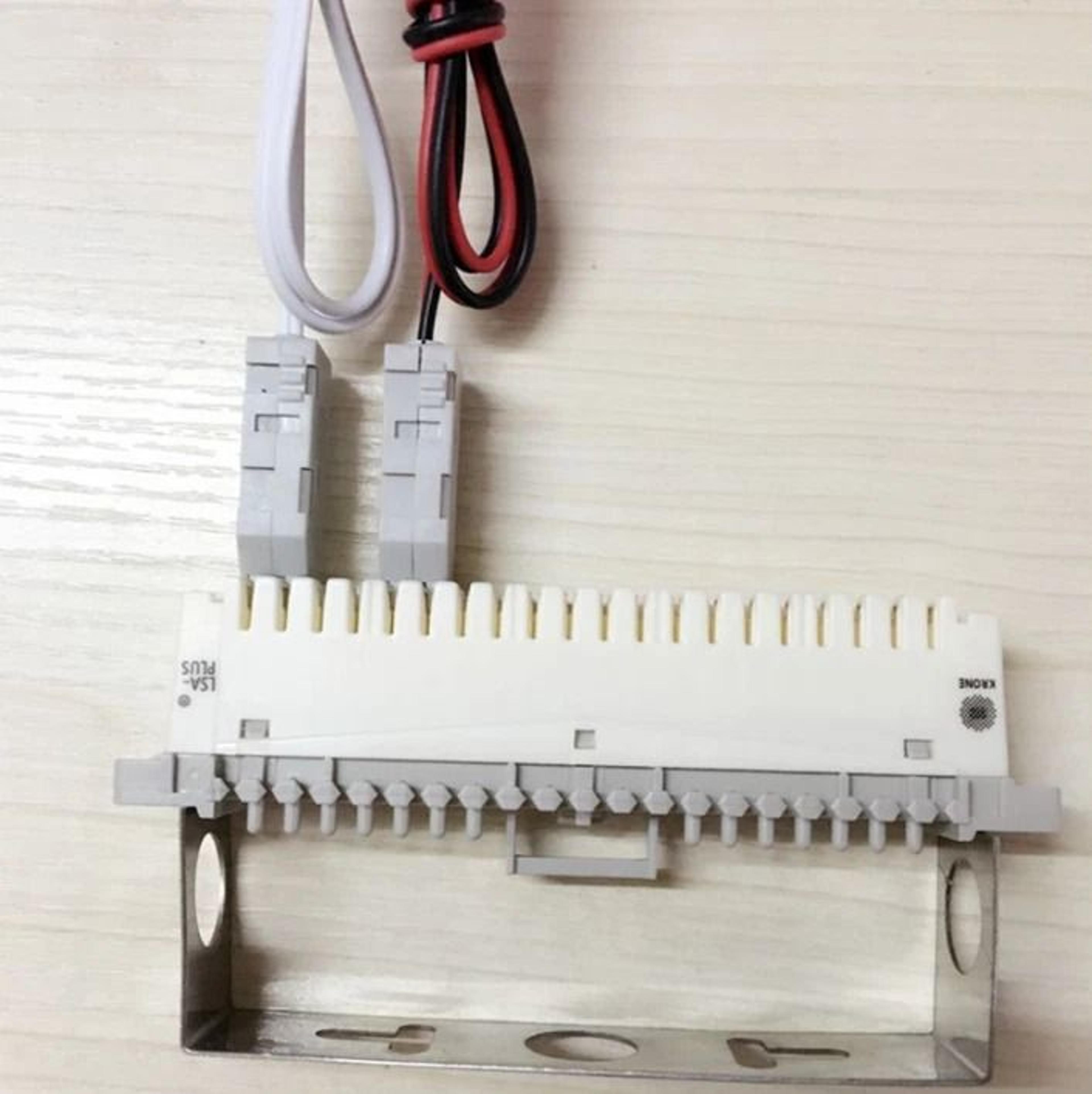 Block Test Cord Set With Alligator Clip Test Leads For Telephone And Telecom Patch Panel Testing 1