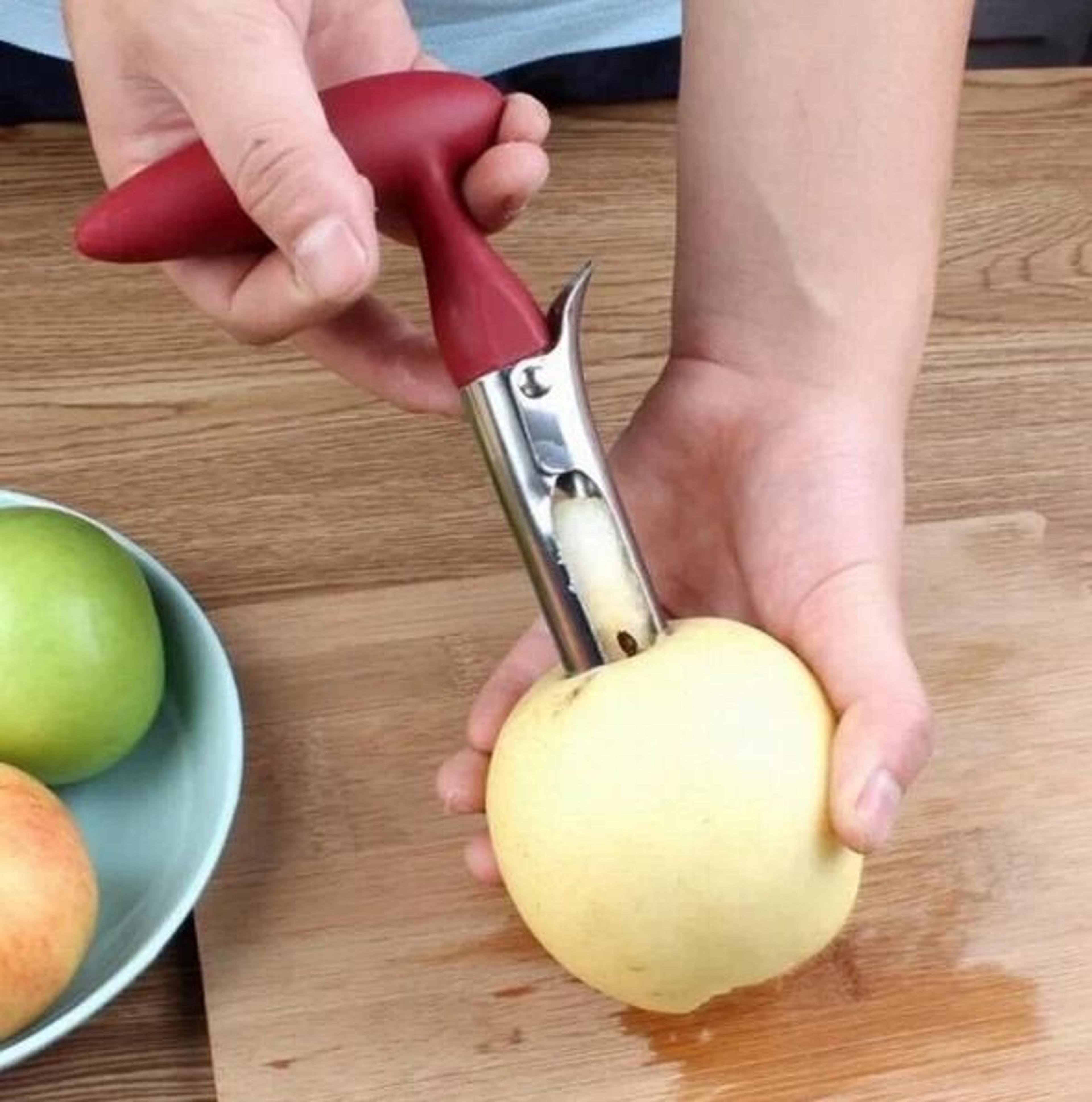 stainless steel apple corer set of reusable fruit corer tool