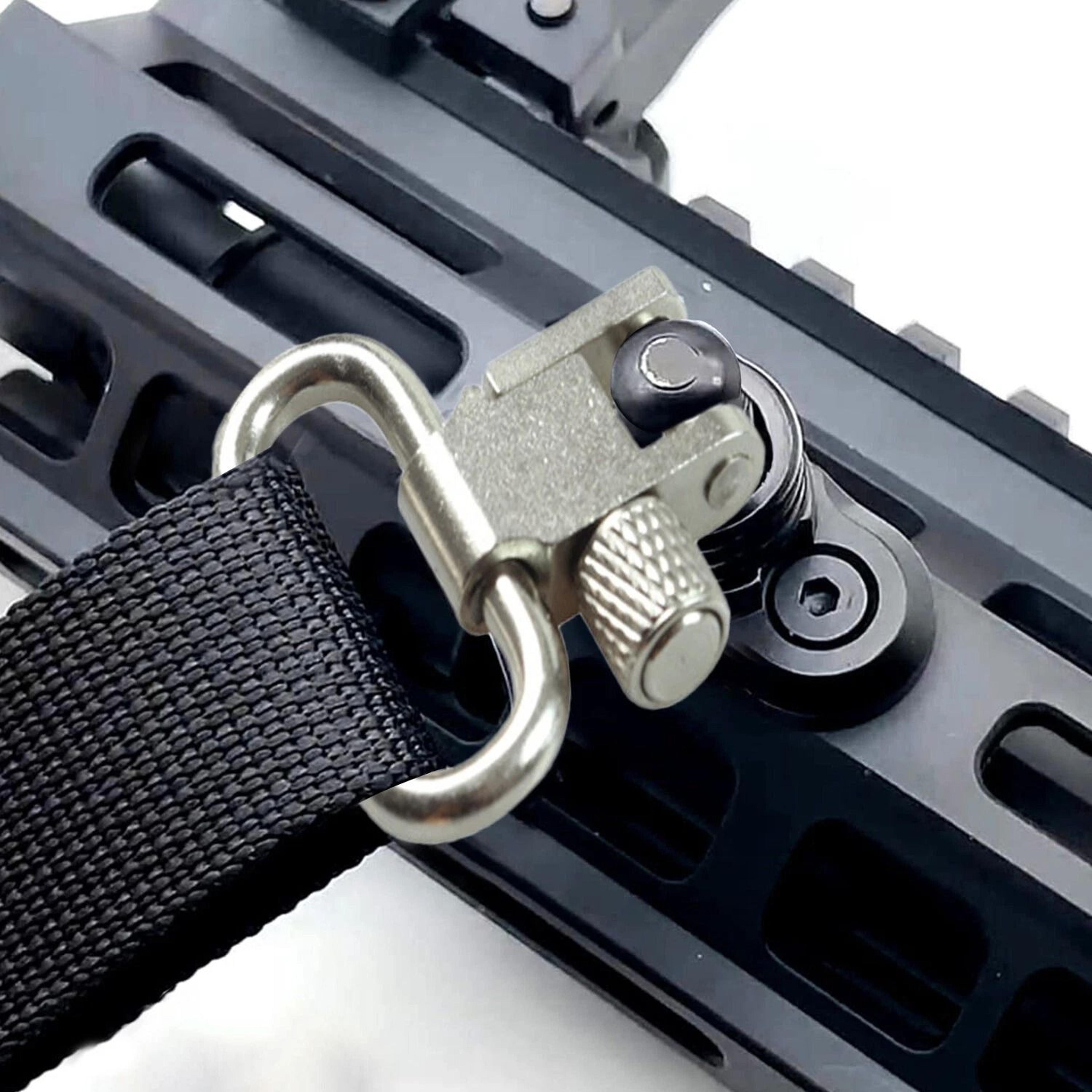 Stainless Steel Sling Swivels For Gun Rifle Sling Mount Durable Easy Connect Attachment 2