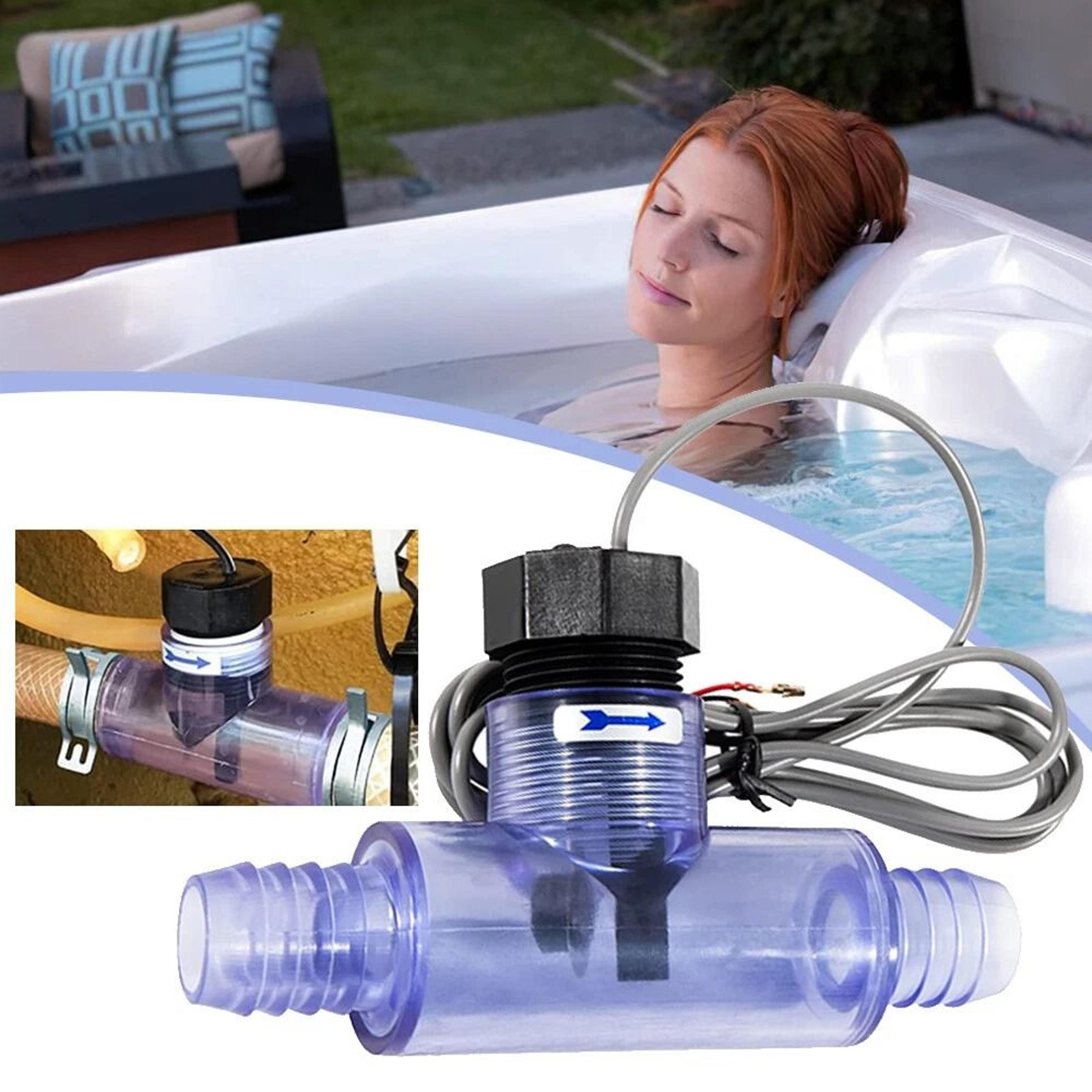 Spa Flow Switch With Transparent Tee Fitting For Heater Repair 3