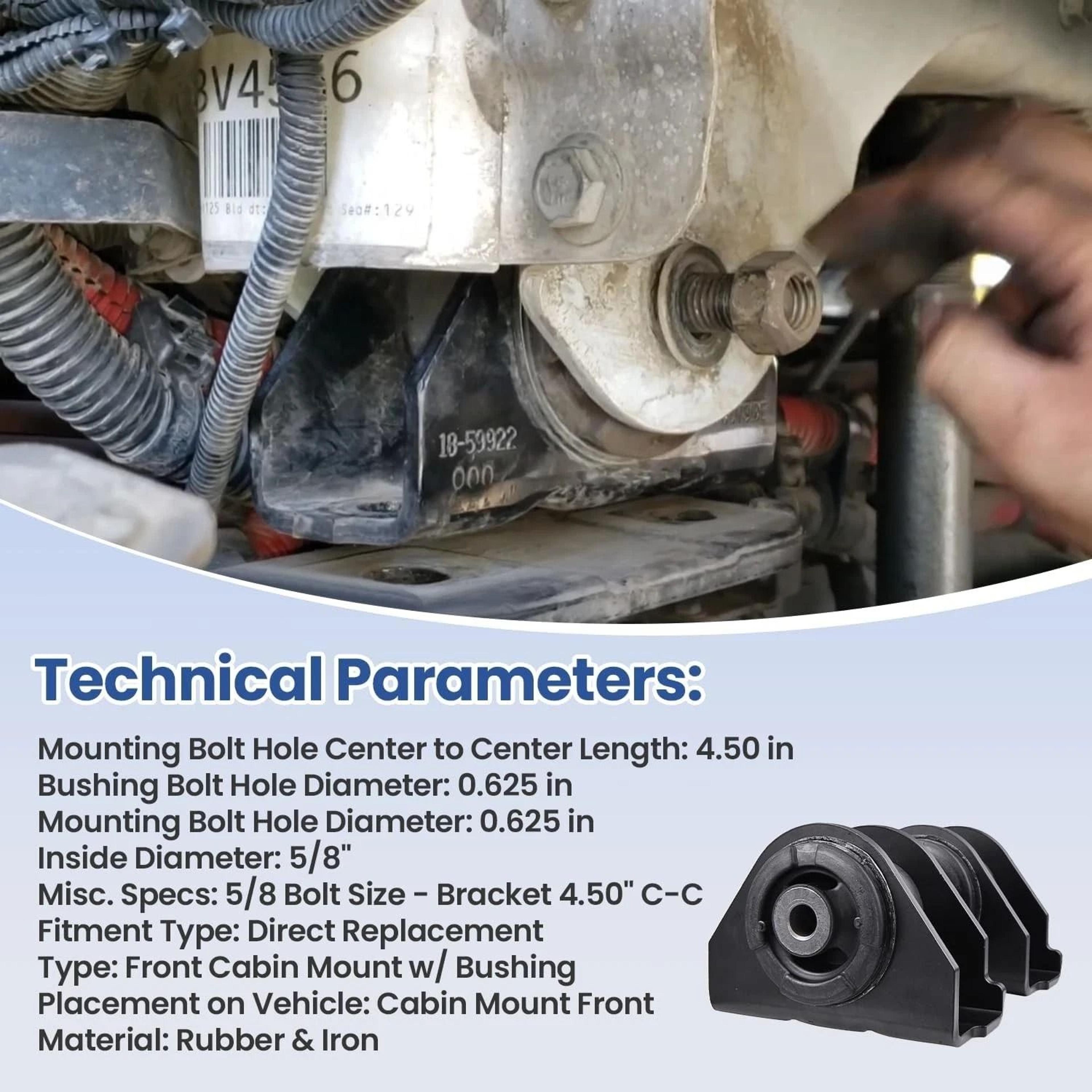 Freightliner Cascadia Cab Mount Front Mount With Bushing 4