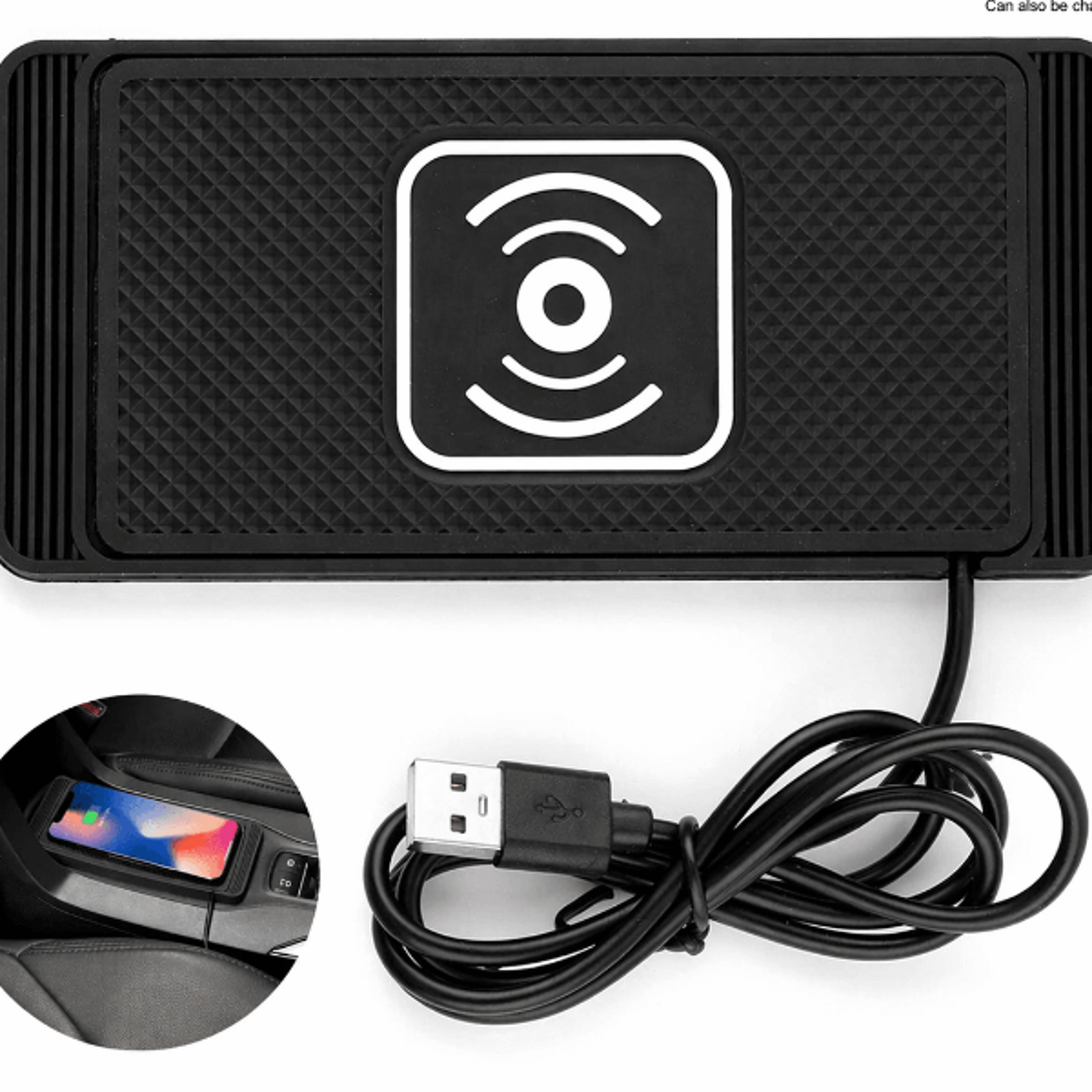 universal wireless car charger pad fast charging non slip qi mat