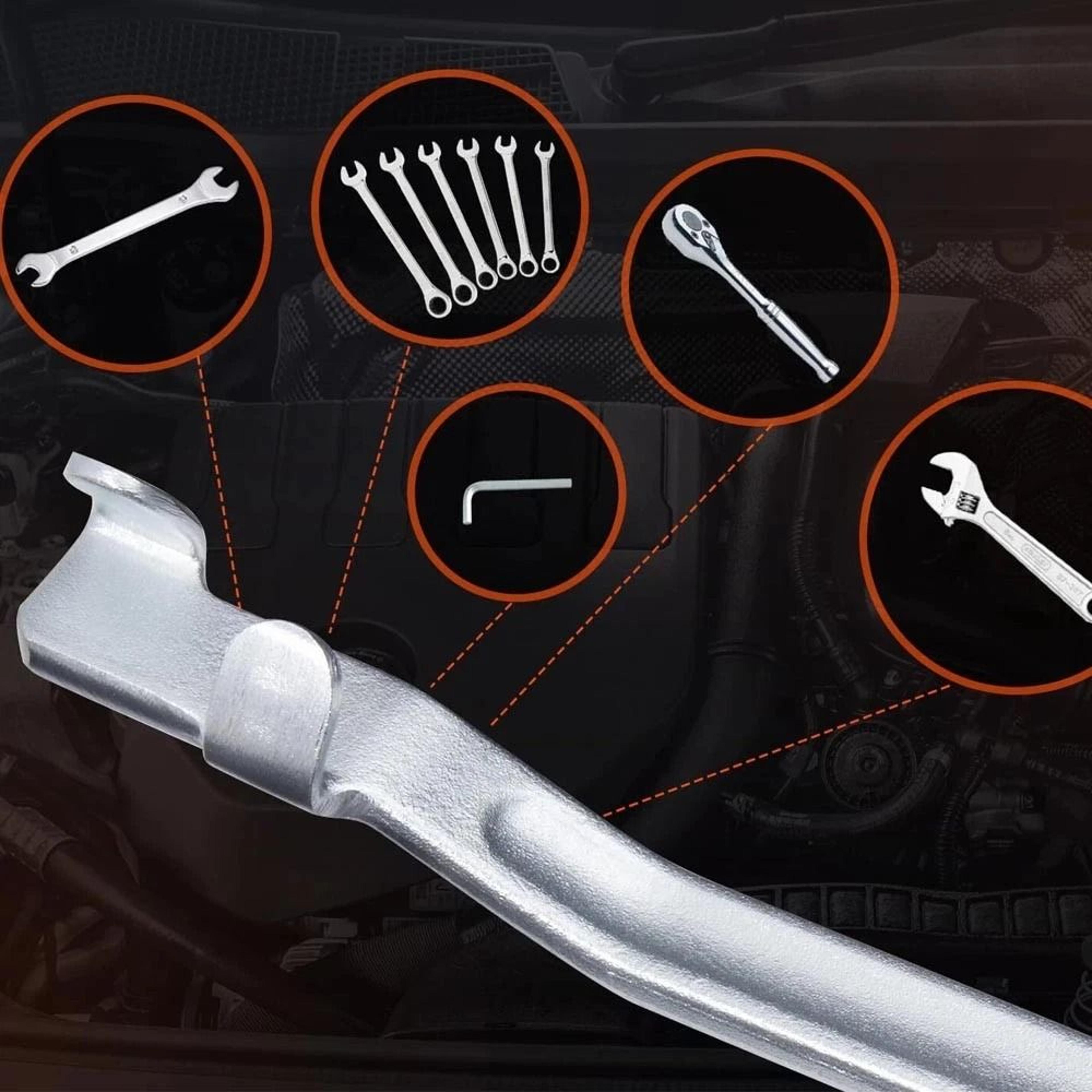 Universal Wrench Extender Bar Drive Spanner Extension Tool For Extra Leverage 7