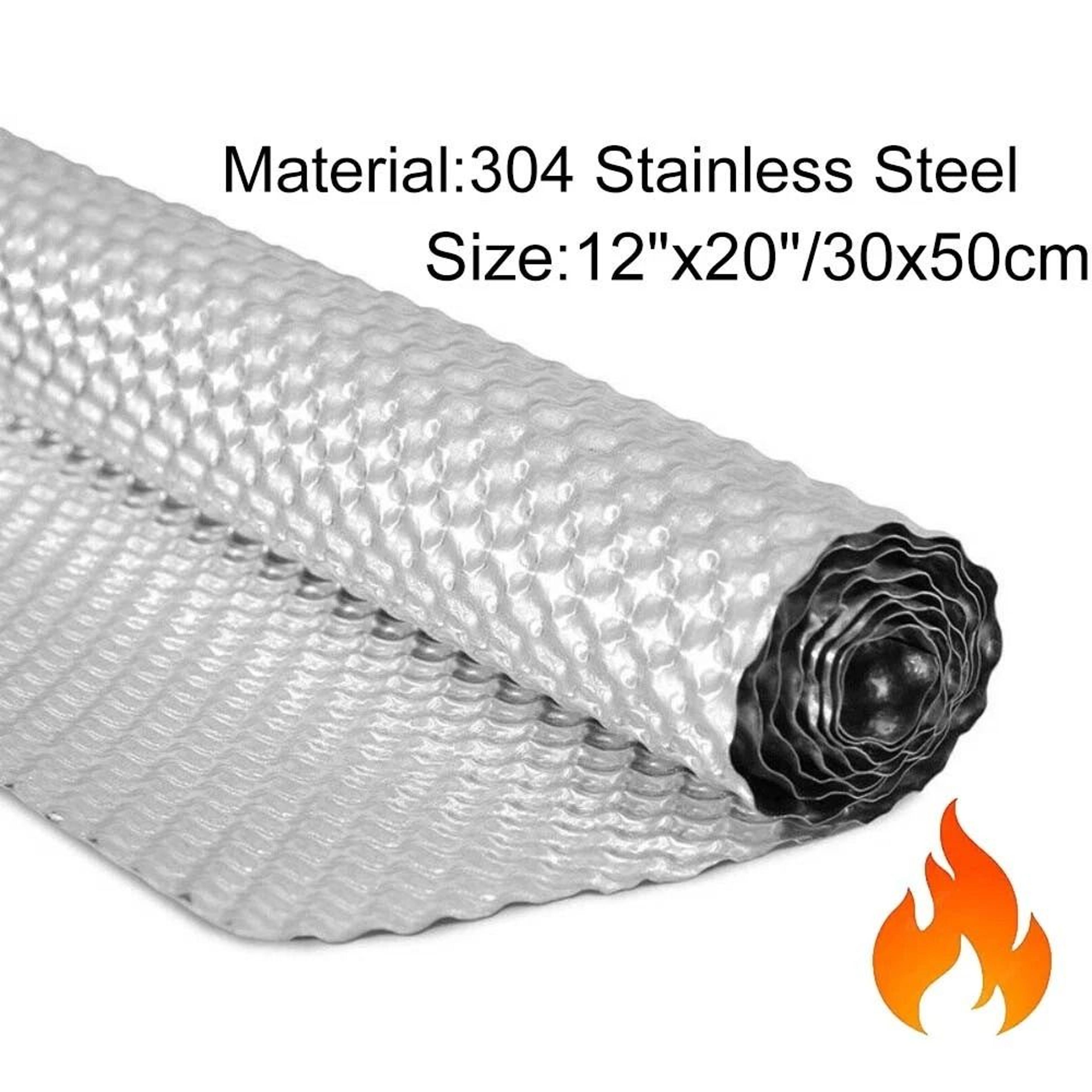 Universal Exhaust Heat Shield Thermal Barrier For Muffler Manifold 3