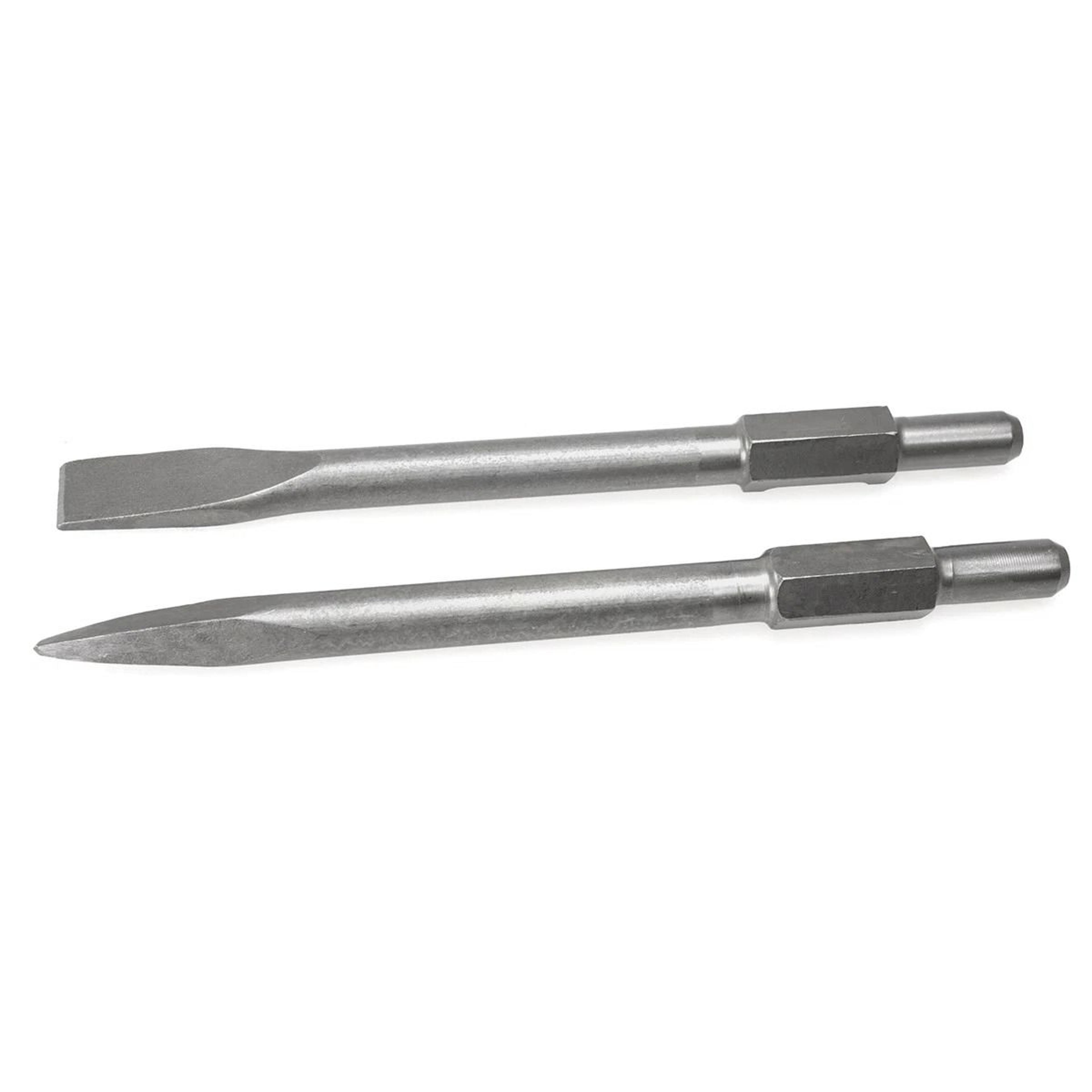jack hammer chisel bits hex shank demolition set