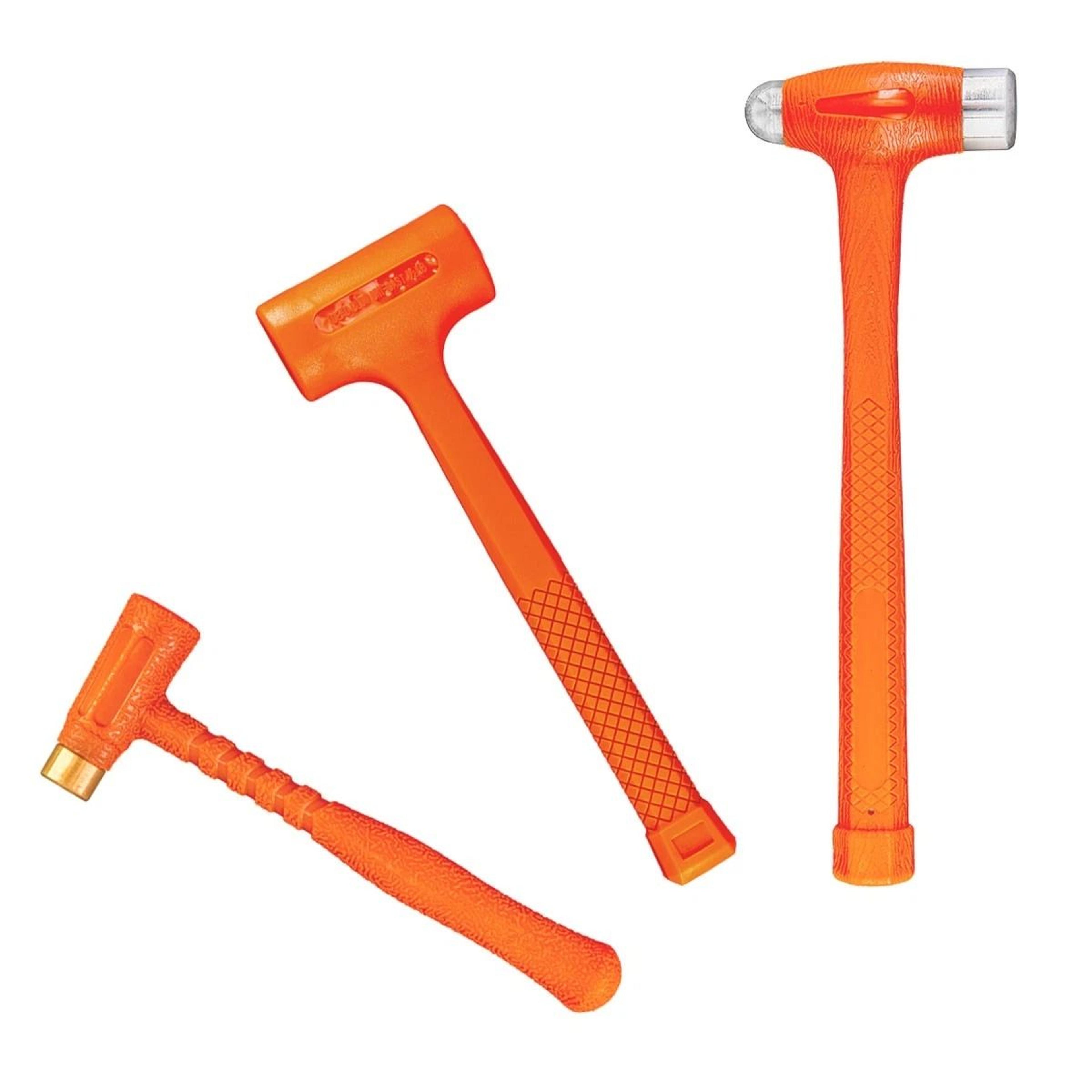 dead blow hammer set with brass & ball peen hammers mechanic kit
