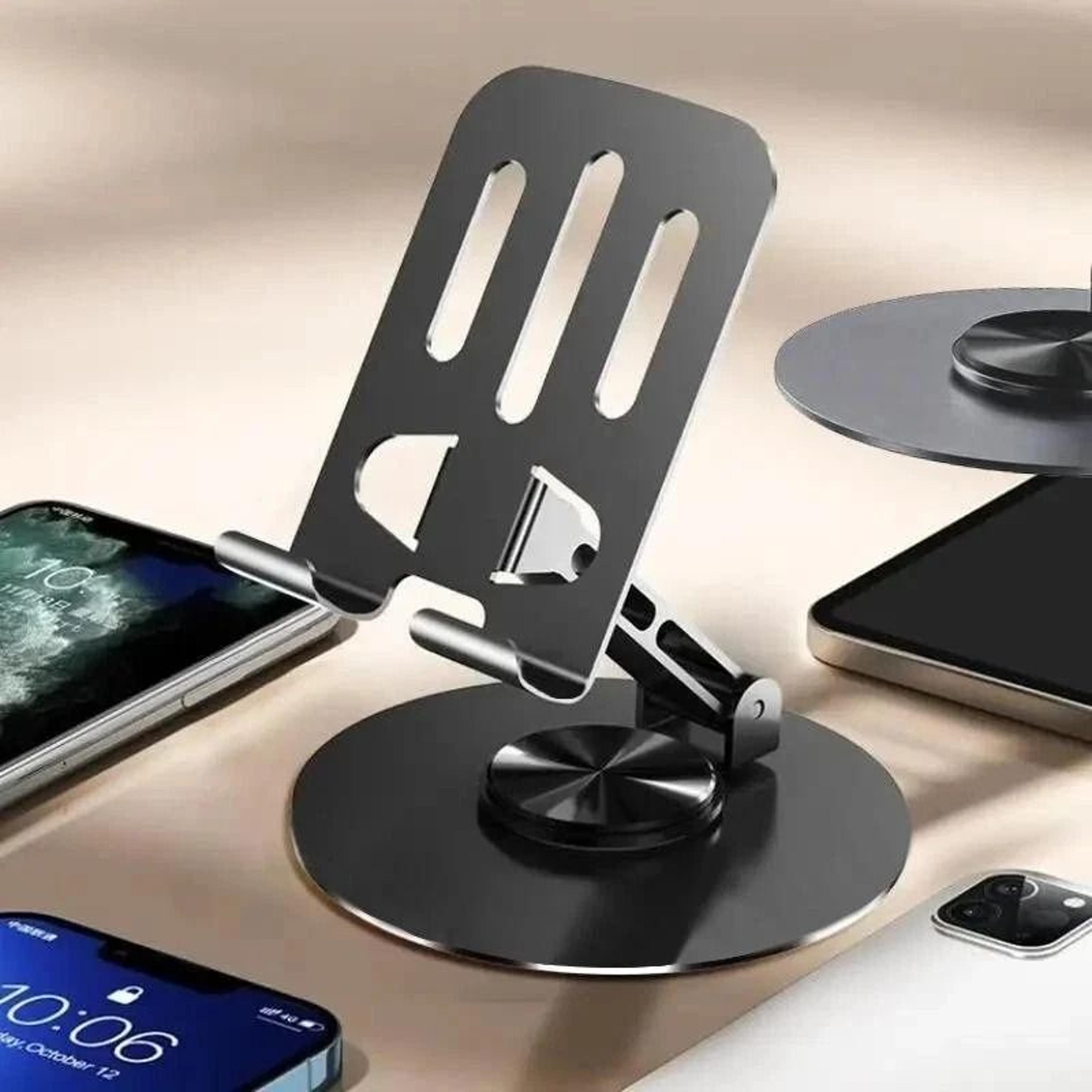 rotating adjustable phone tablet stand for desk