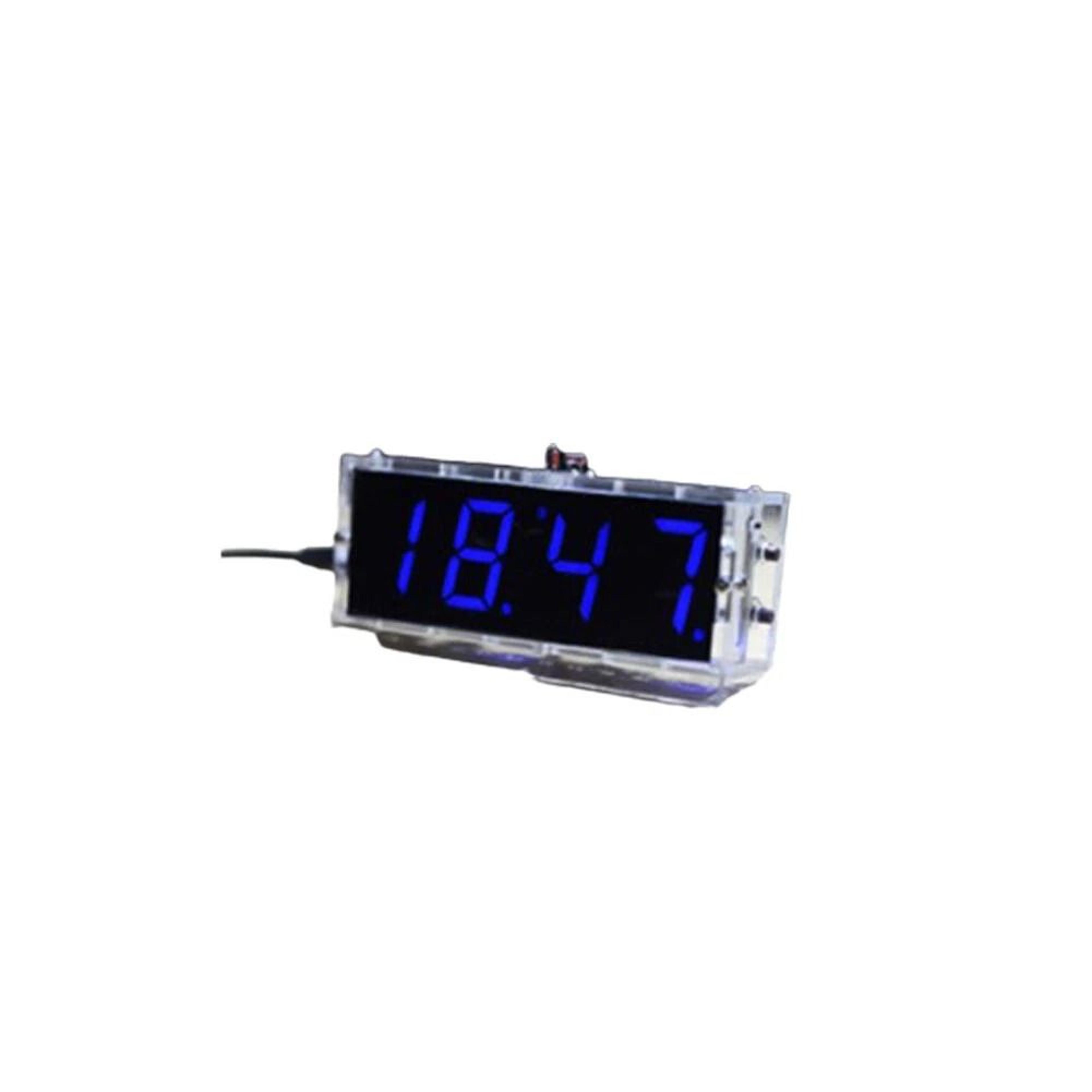 diy digital clock kit digit led light control electronic soldering project