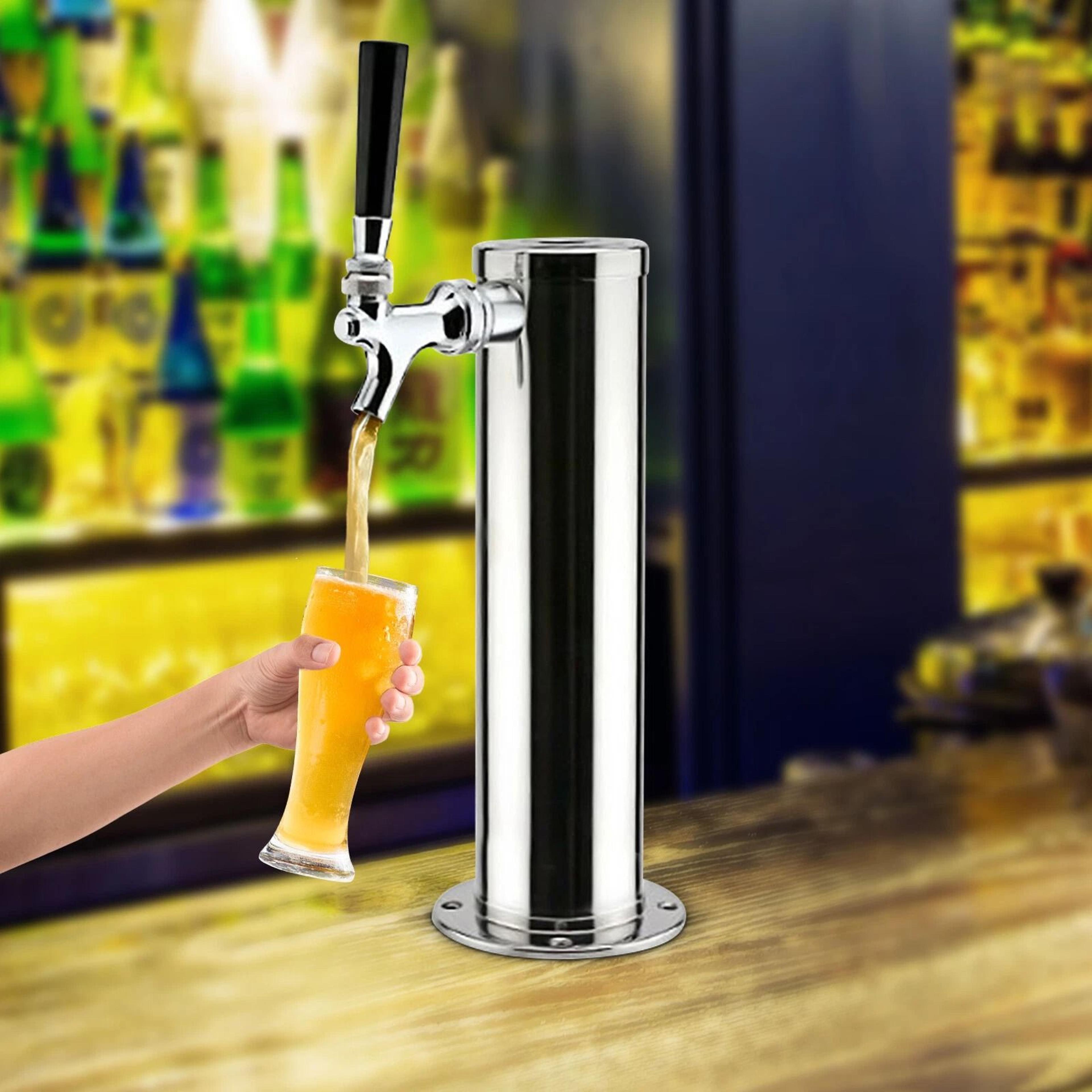 premium stainless single tap draft beer tower faucet for home brew kegerator