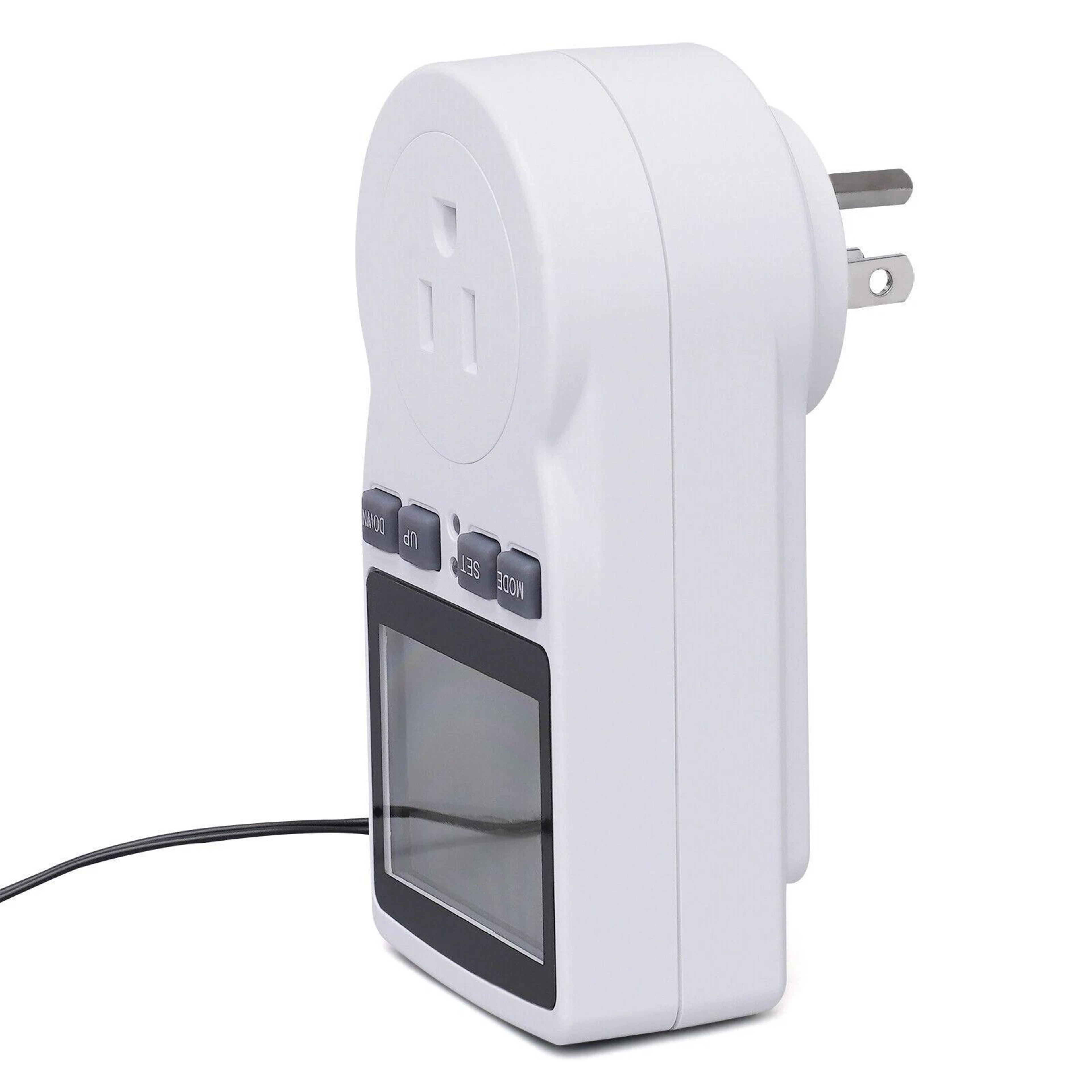 Smart LCD Plug In Thermostat Timer  Temperature Controller Switch For Home  Greenhouse 8