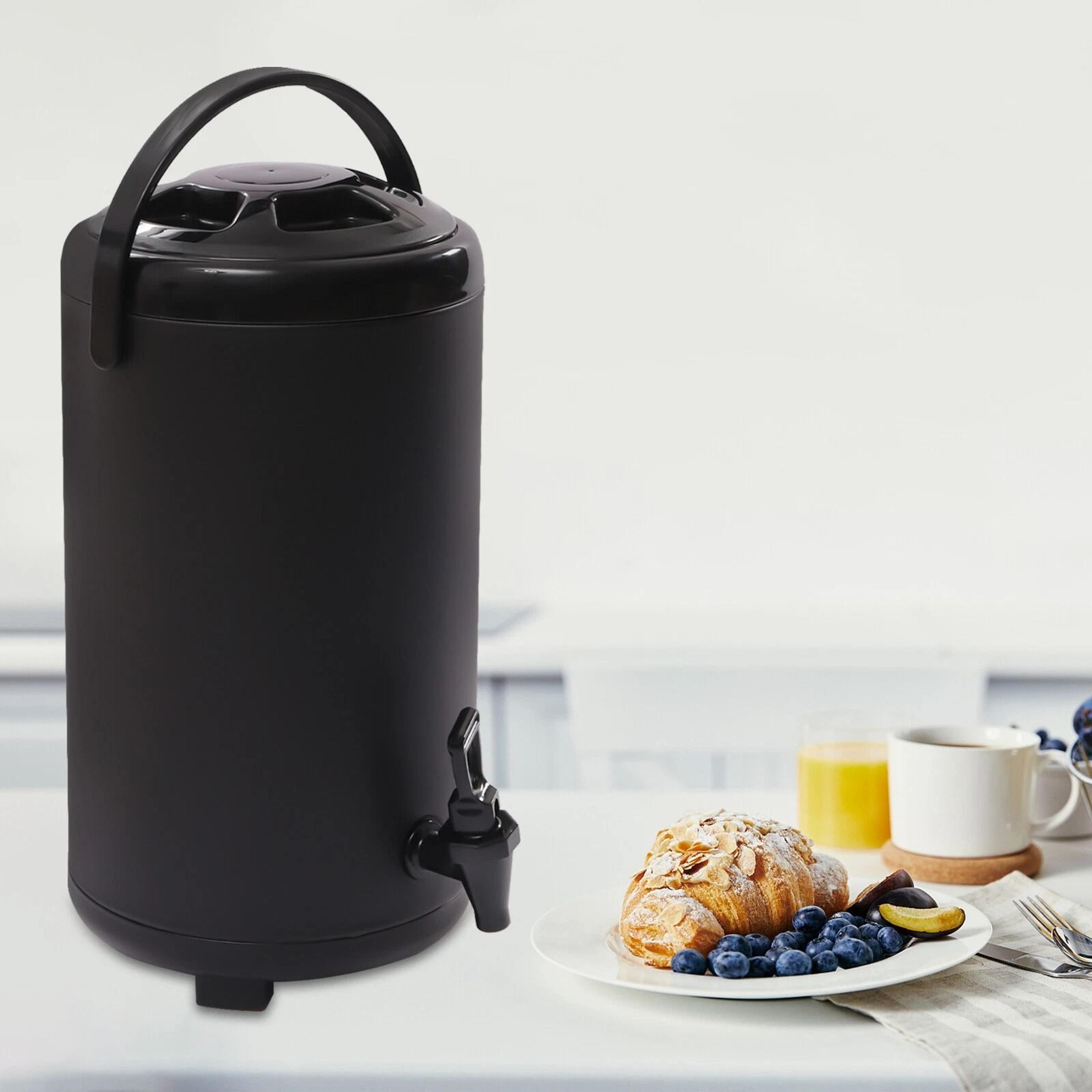 stainless steel insulated beverage dispenser for hot & cold milk thermal beverage dispenser