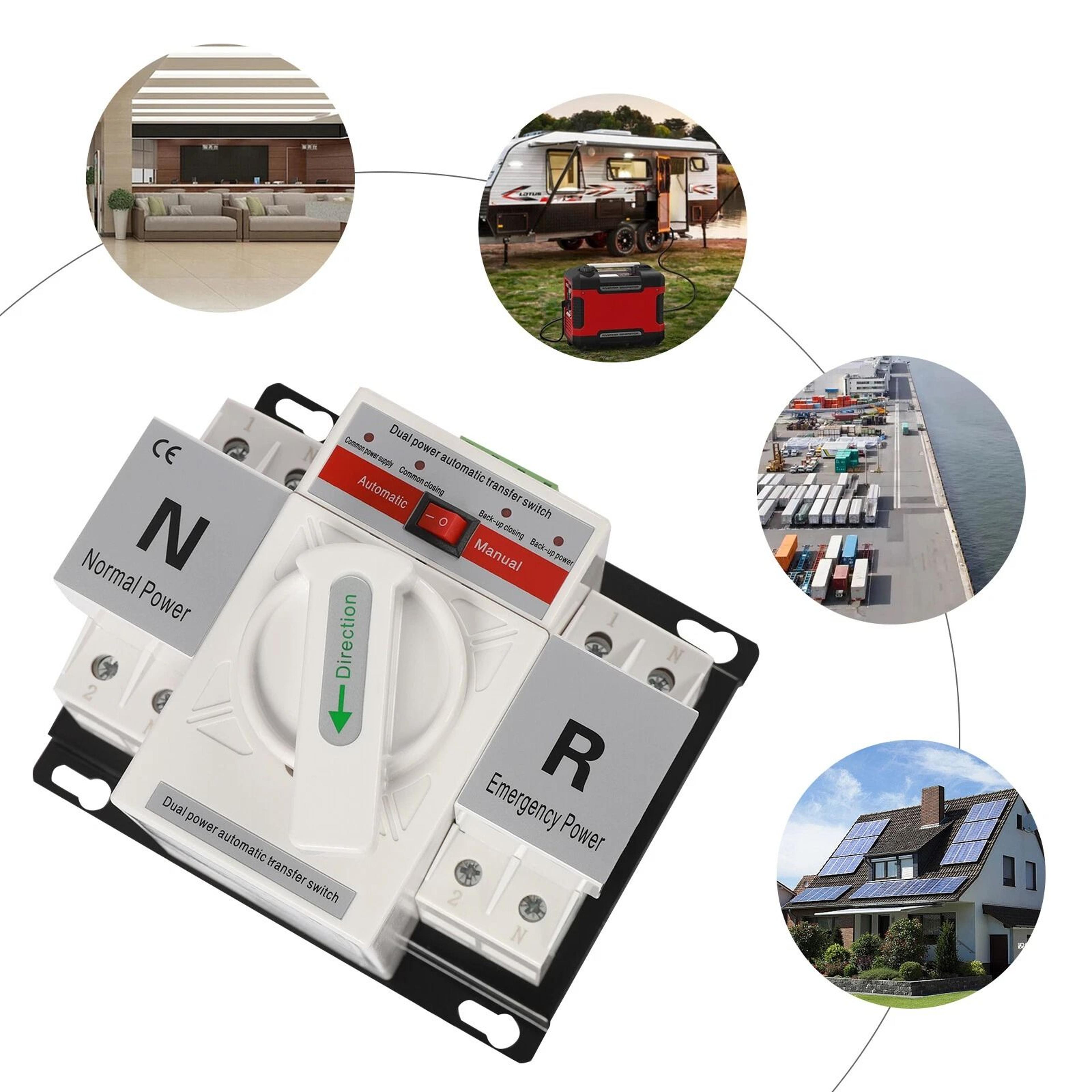 dual power automatic transfer switch reliable generator changeover switch for seamless power transfer