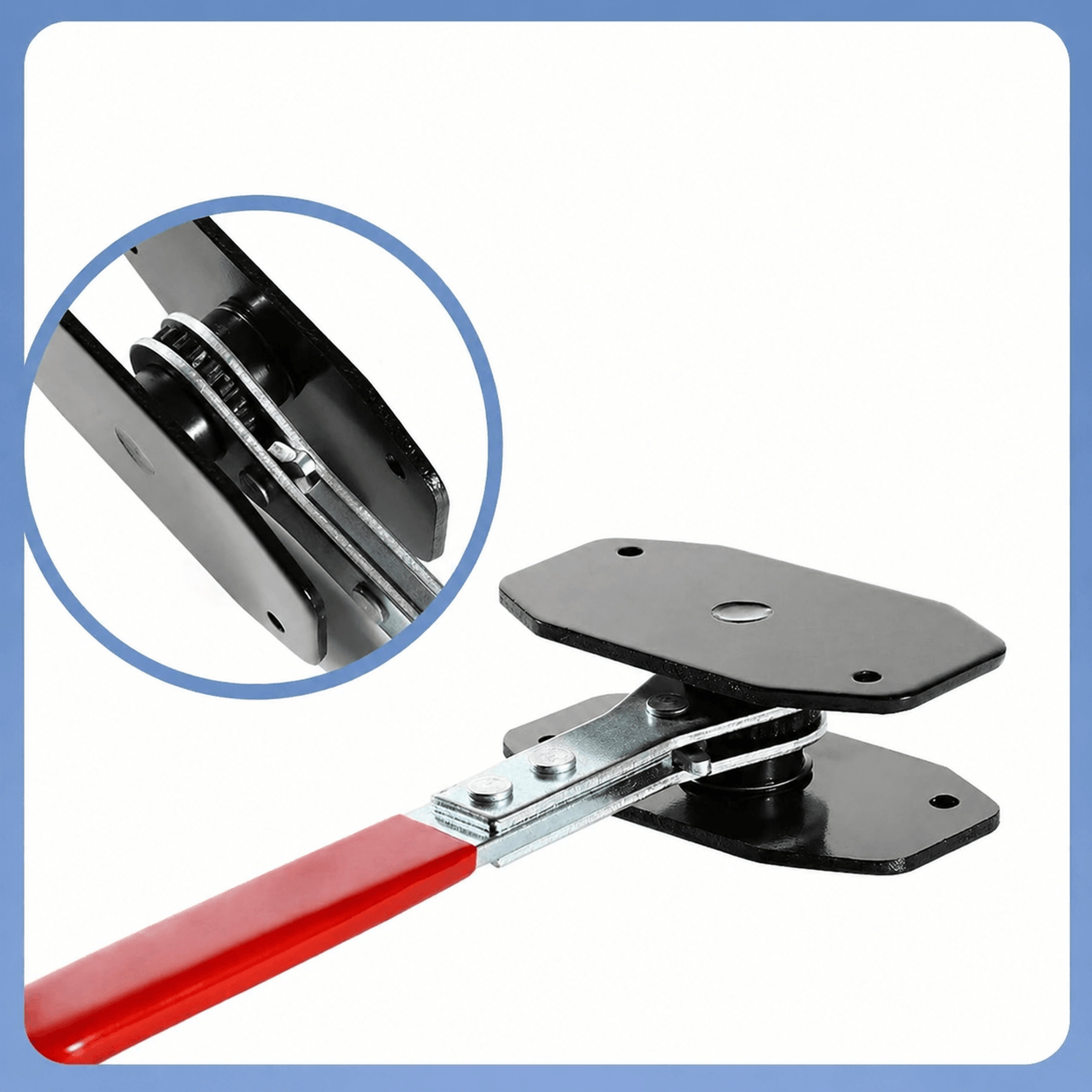 car brake piston wrench tool portable caliper pad installer with hangers for effortless brake maintenance