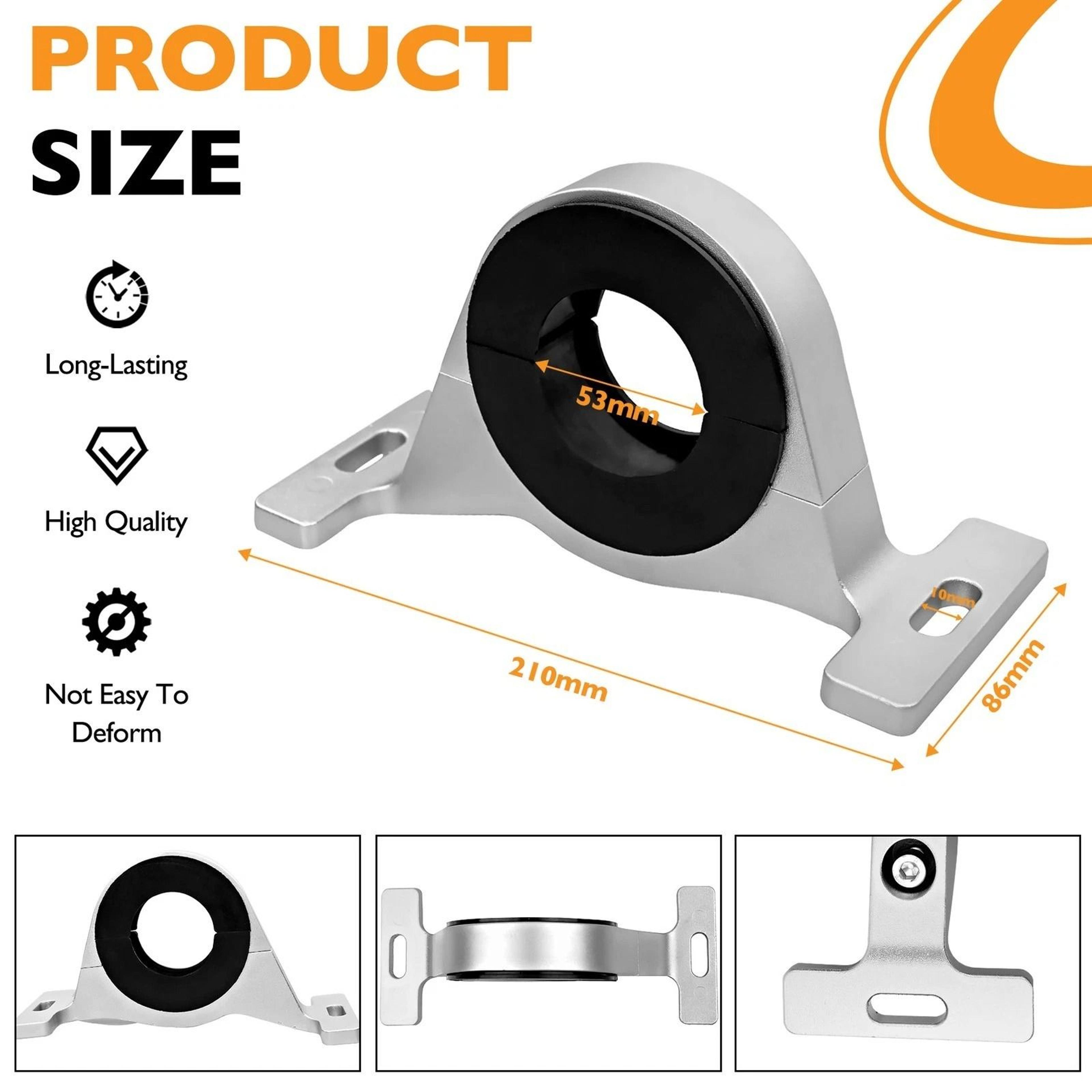 Center Bearing Carrier Support Solution For Dodge Charger Challenger  ScatPack Enhanced Drivetrain  6