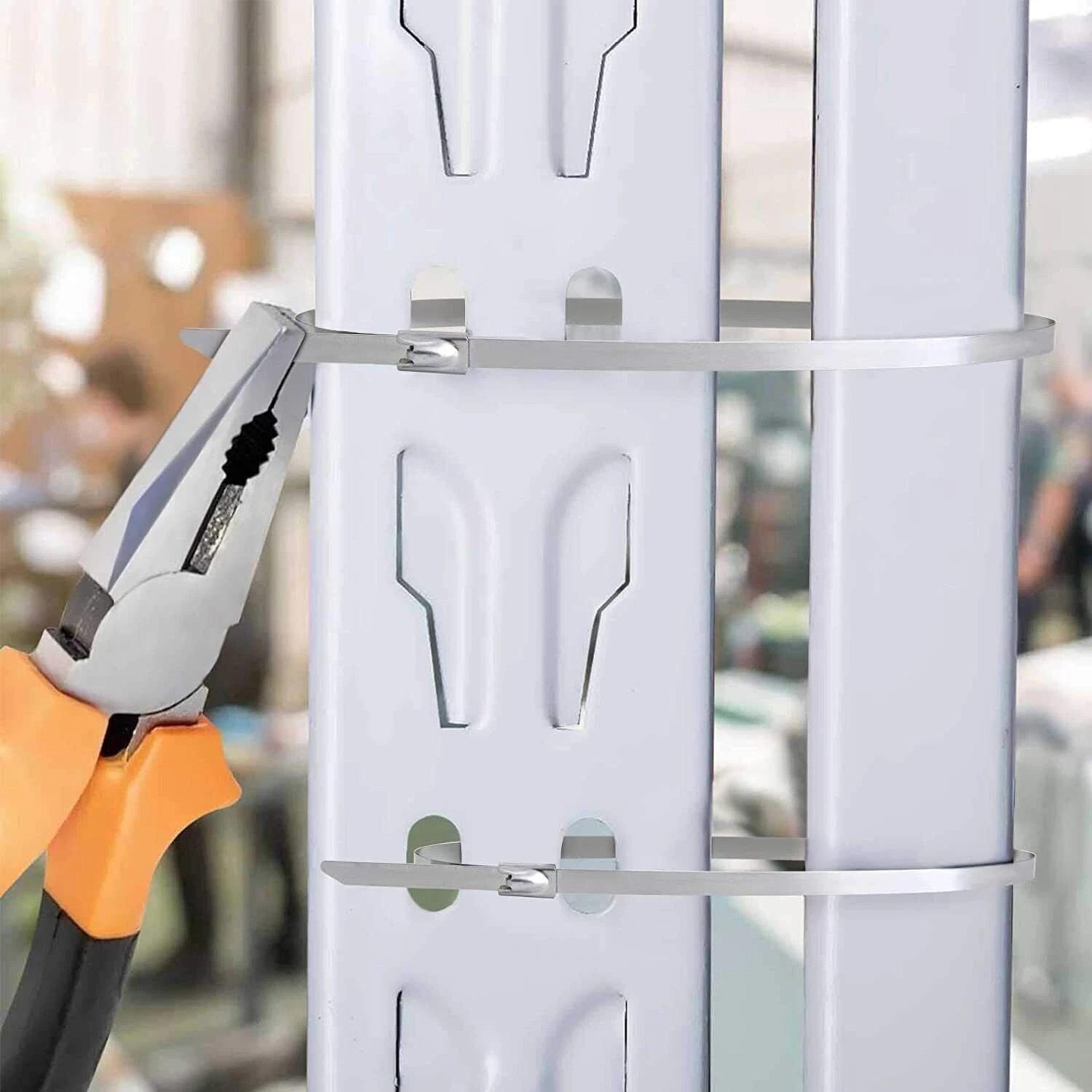 stainless steel zip ties heavy duty self locking metal cable ties