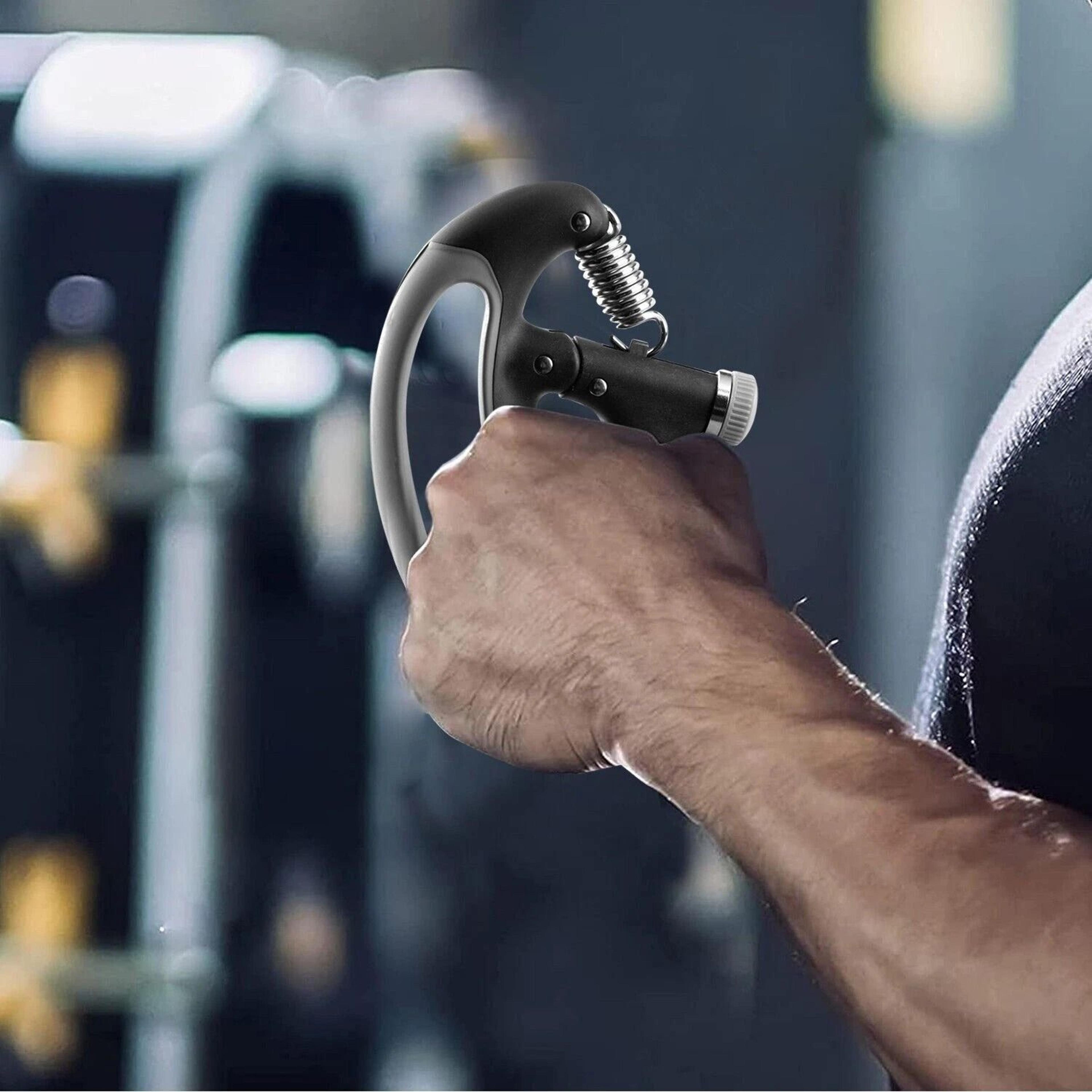 adjustable hand grip strengthener forearm trainer for home gym workouts