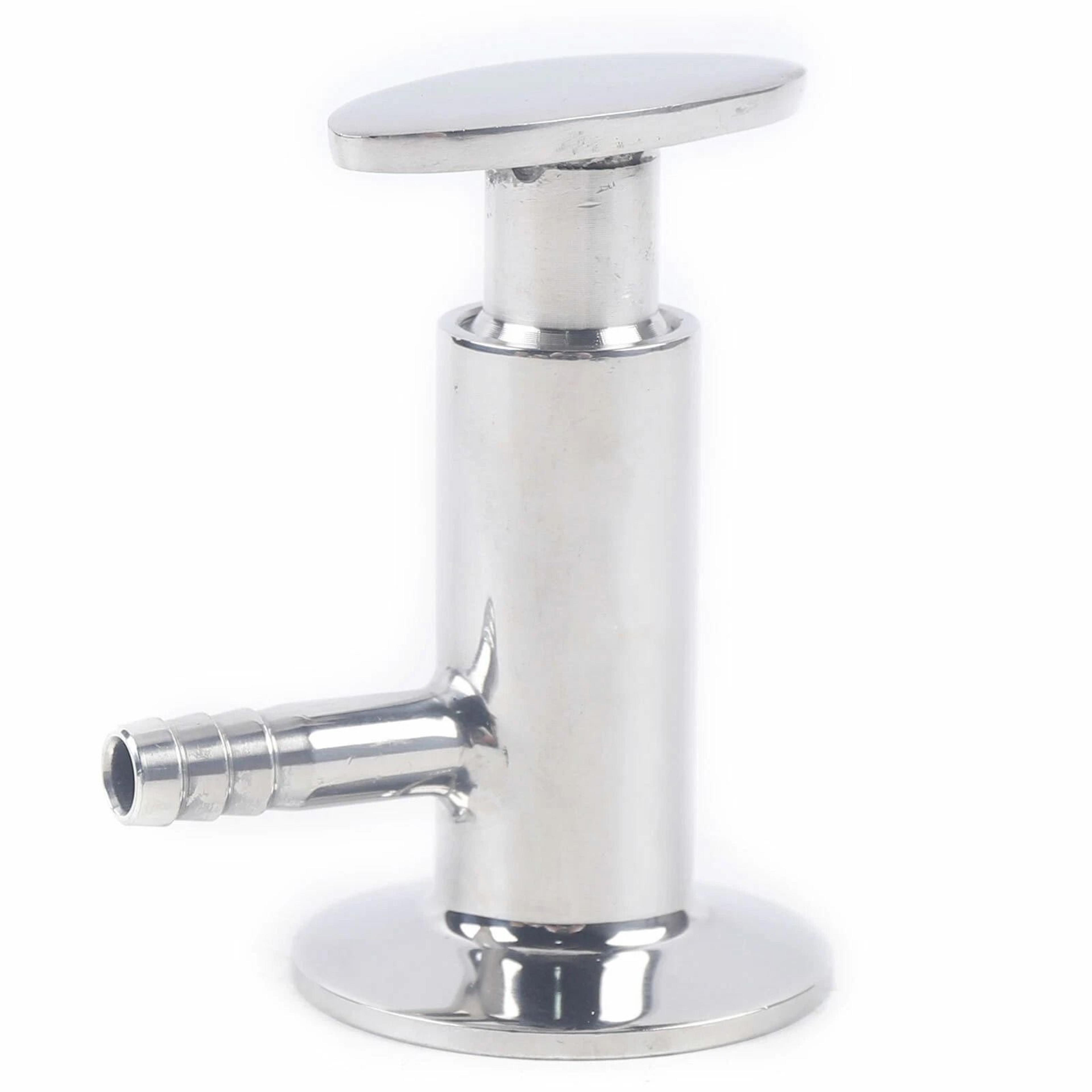 stainless steel sanitary sampling valve for water oil wine pipes