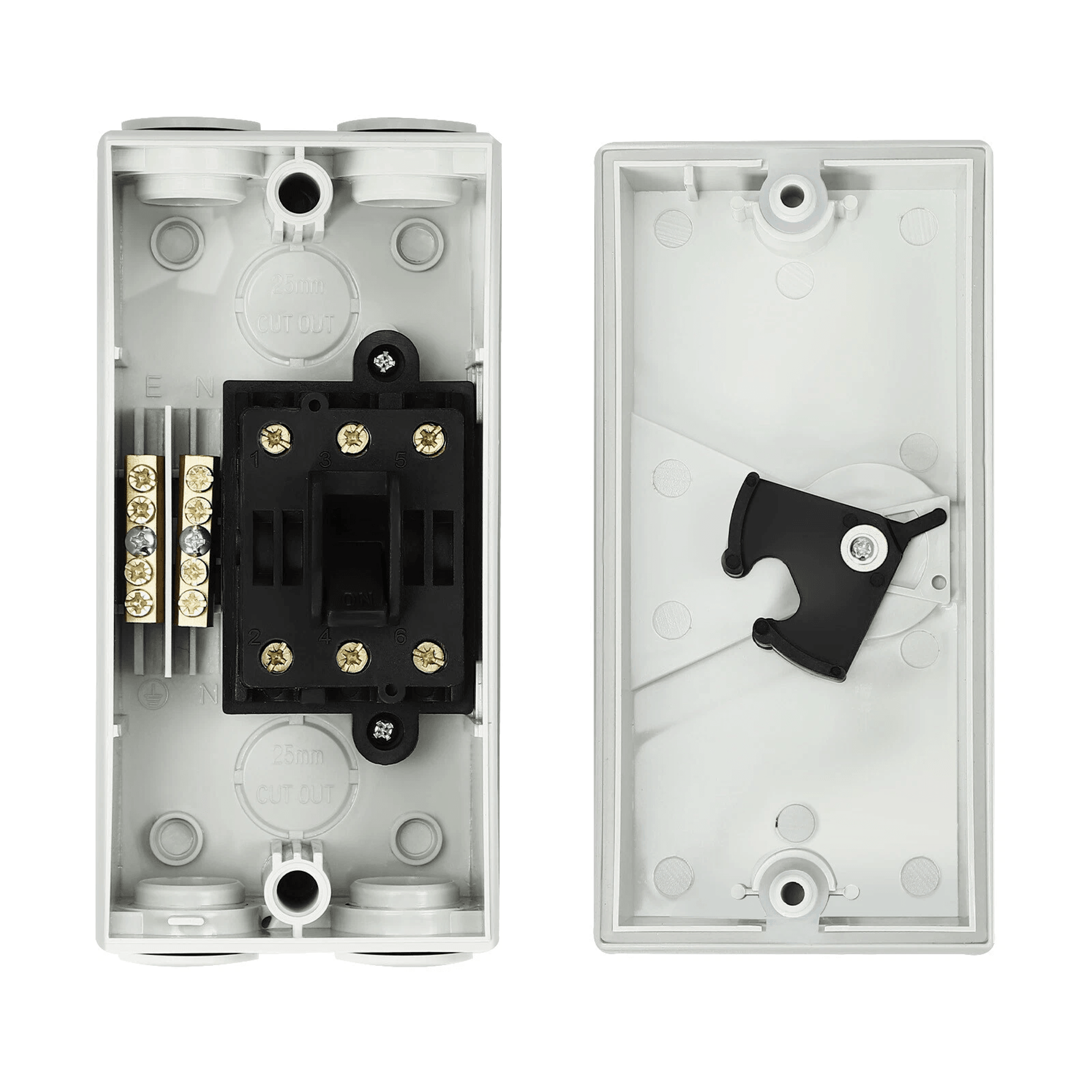Pole Waterproof Isolation Switch Wall Mounted Safety Disconnect 7