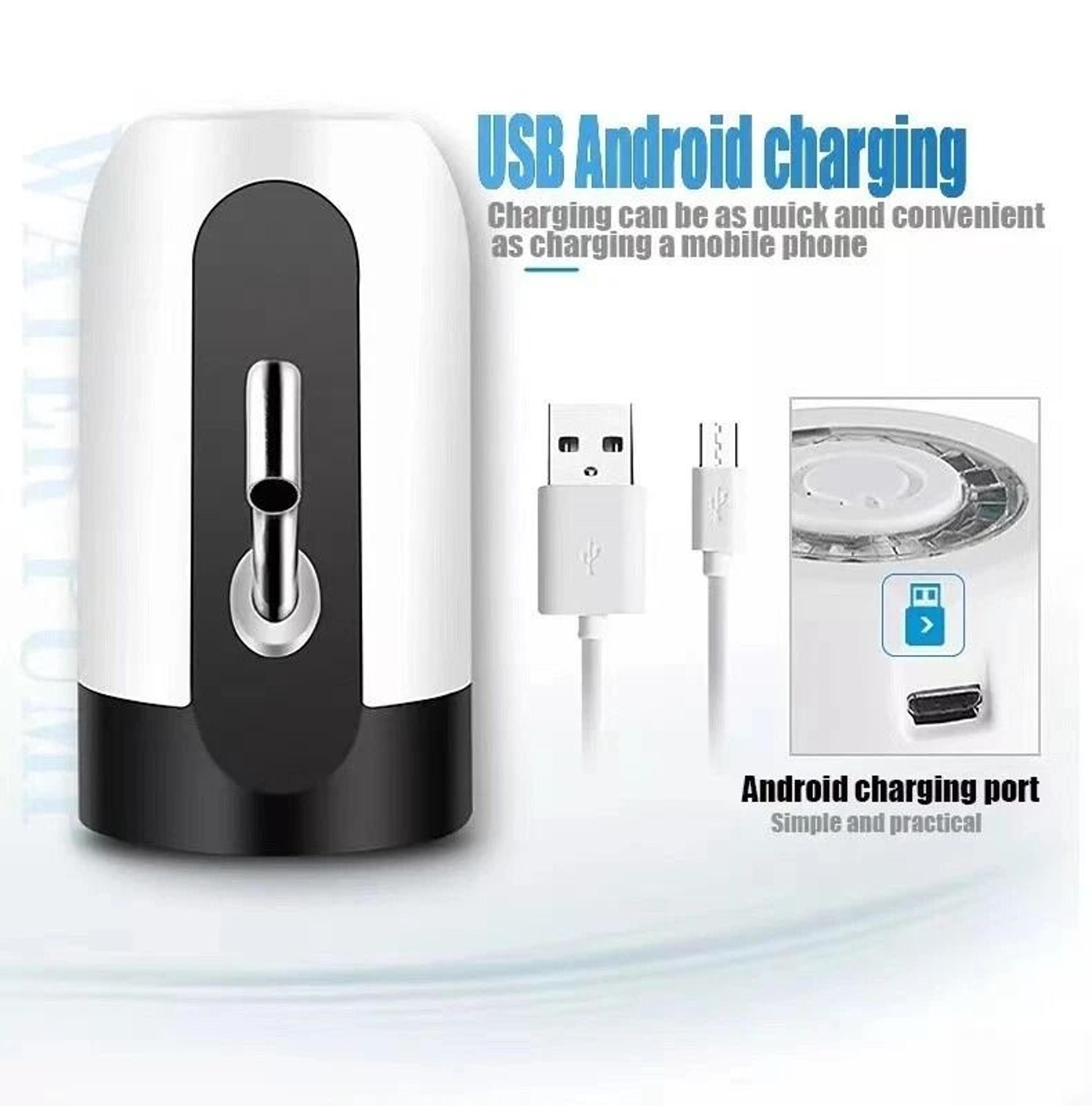 USB Rechargeable Electric Water Bottle Pump Dispenser Universal Gallon Automatic Water Pump For Hom 4