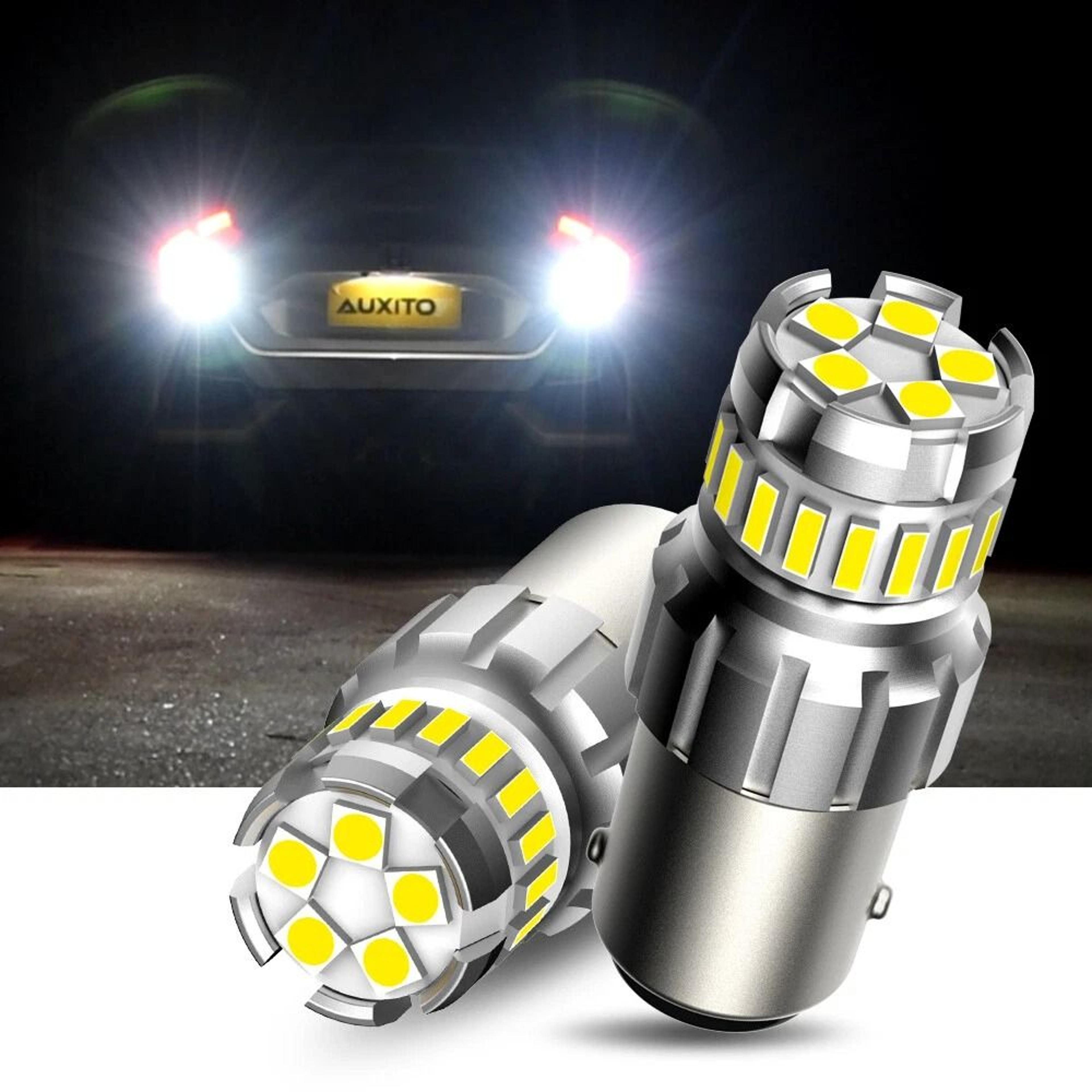 led turn signal bulbs anti hyper flash, super bright white for car lighting