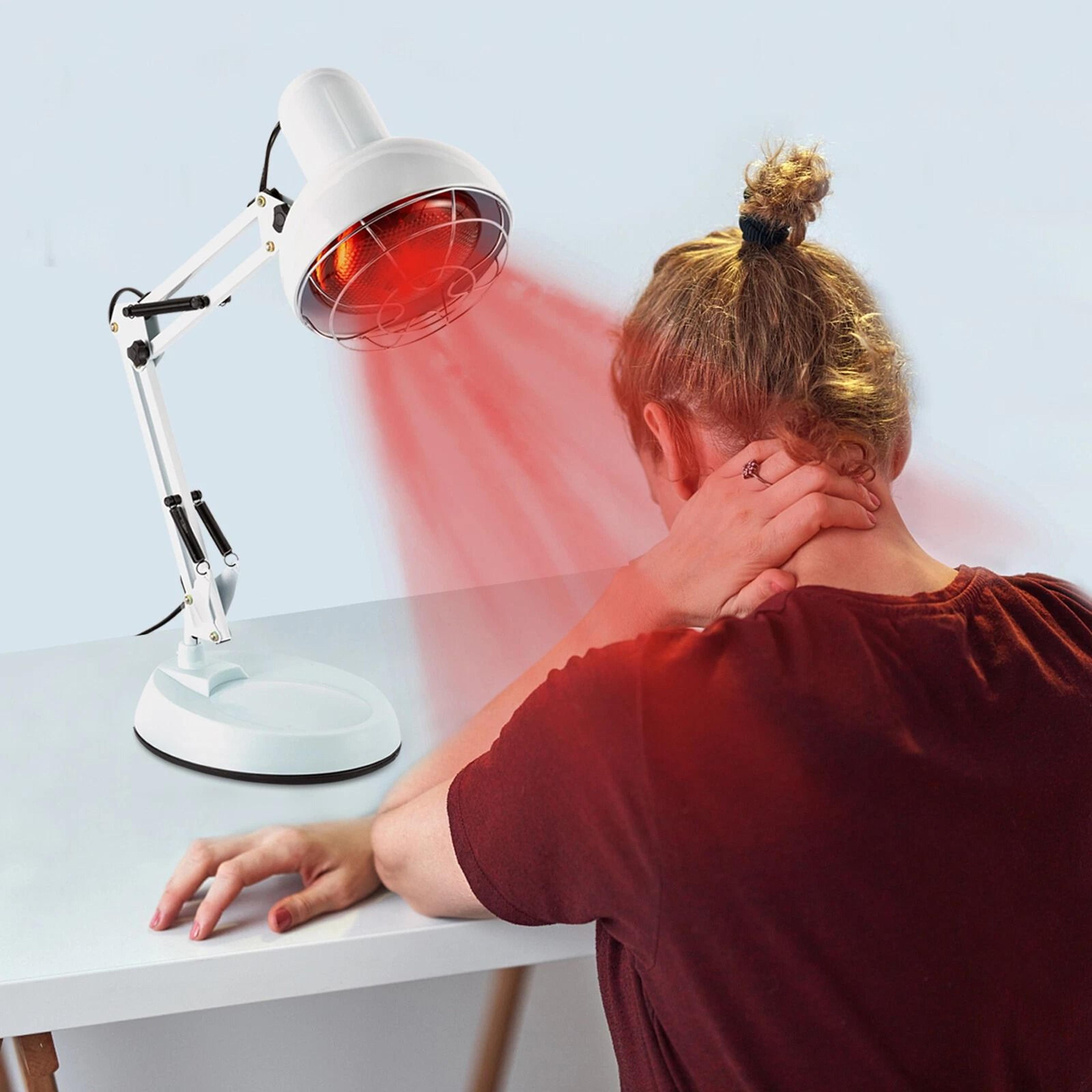 premium near infrared therapy lamp with adjustable stand red light therapy lamp for pain relief & muscle relaxation
