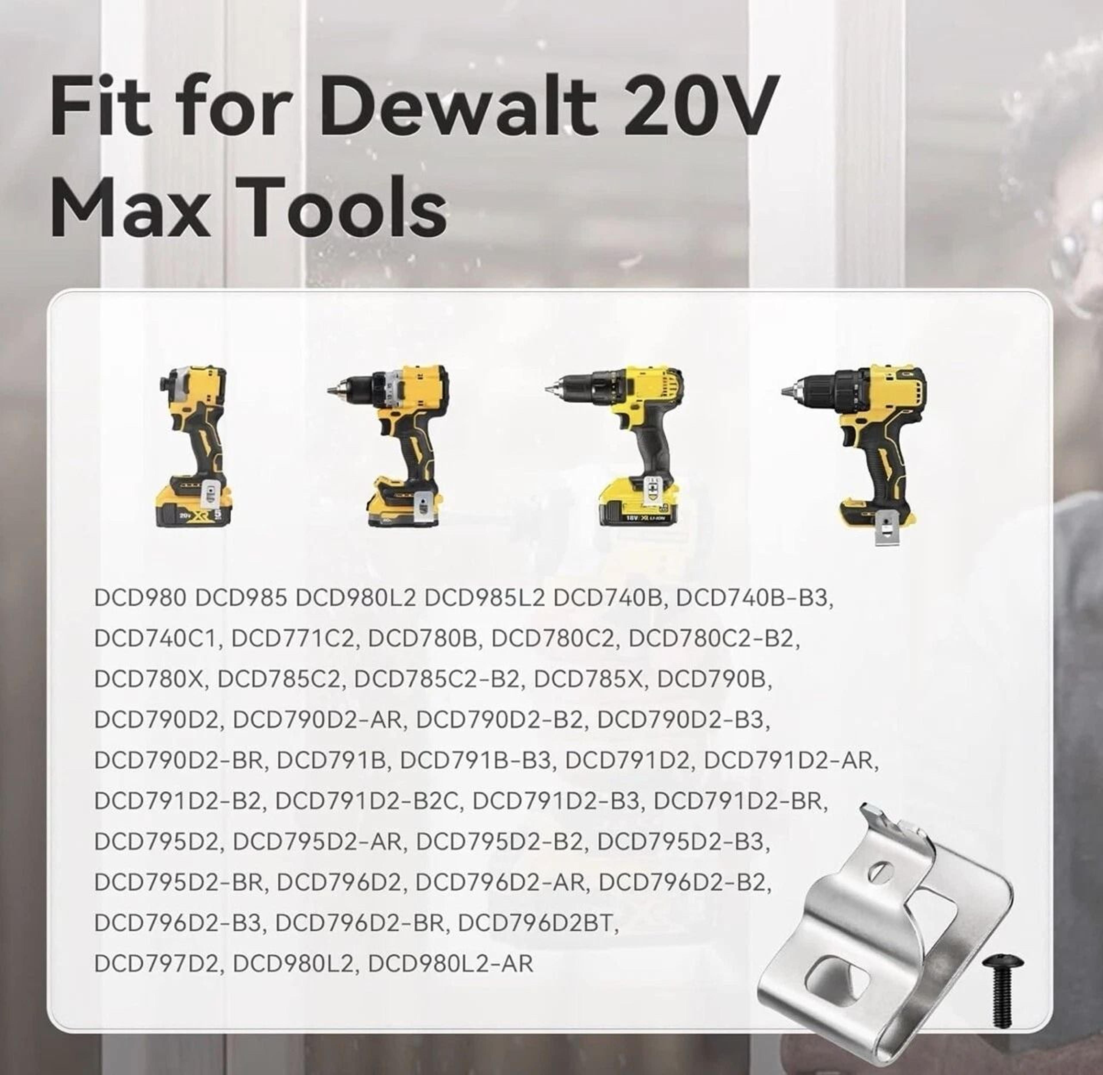 Drill Driver Belt Clips Durable Tool Hooks For Power Tools 5