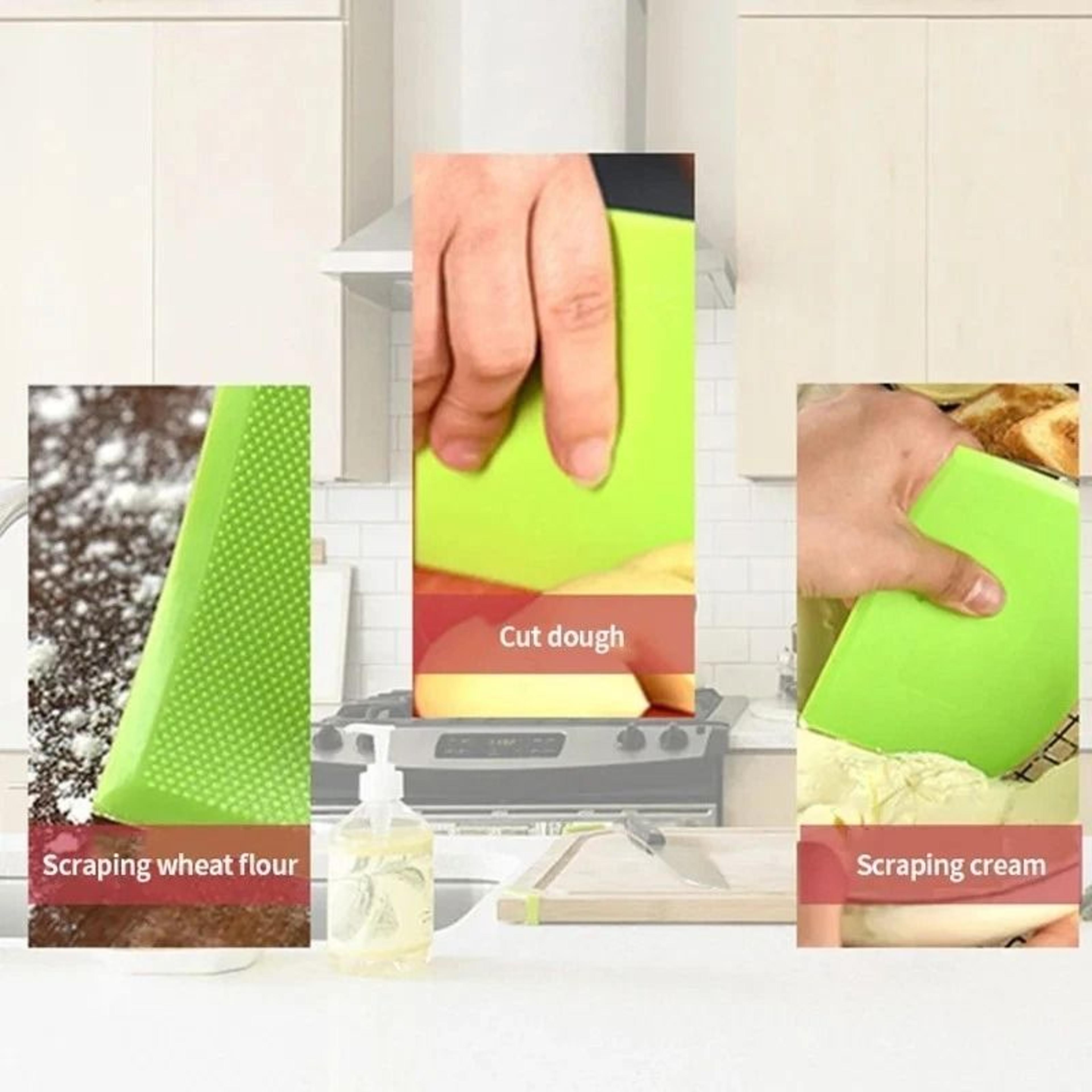 Premium Plastic Cake Spatula  Dough Knife Smooth Butter Scraper For Baking 2