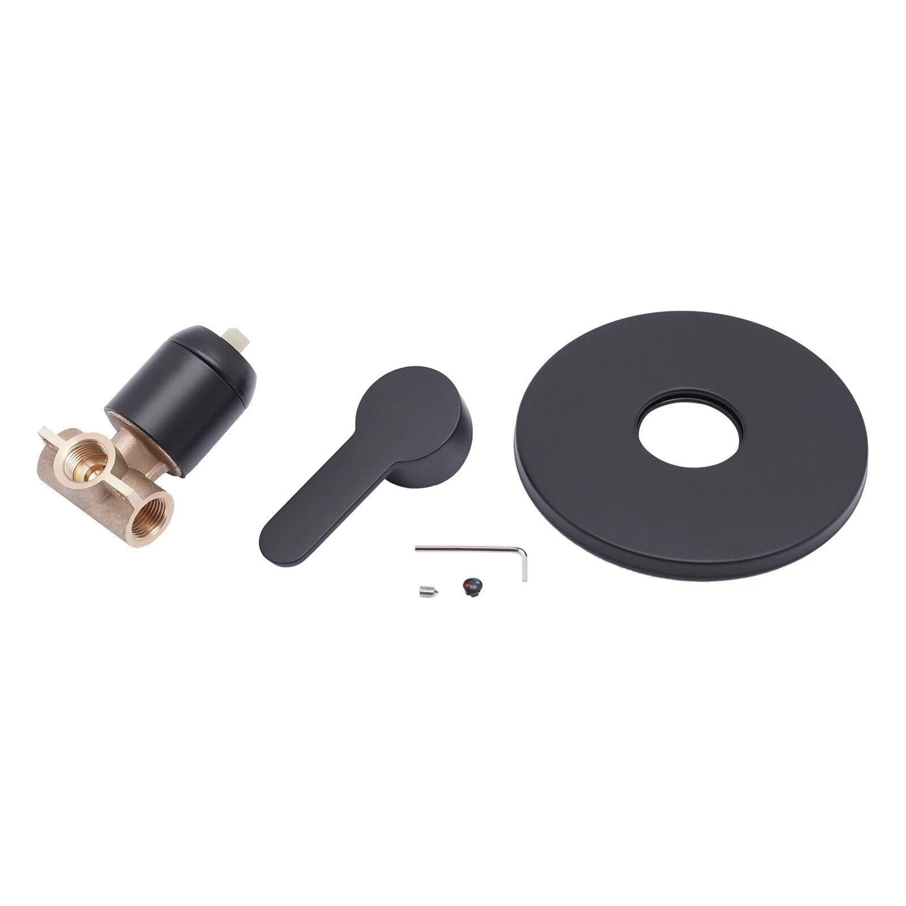 Premium Wall Mount Shower Mixer Faucet Durable Shower Mixer Valve  Bathroom Water Tap Hot Cold Cont 9
