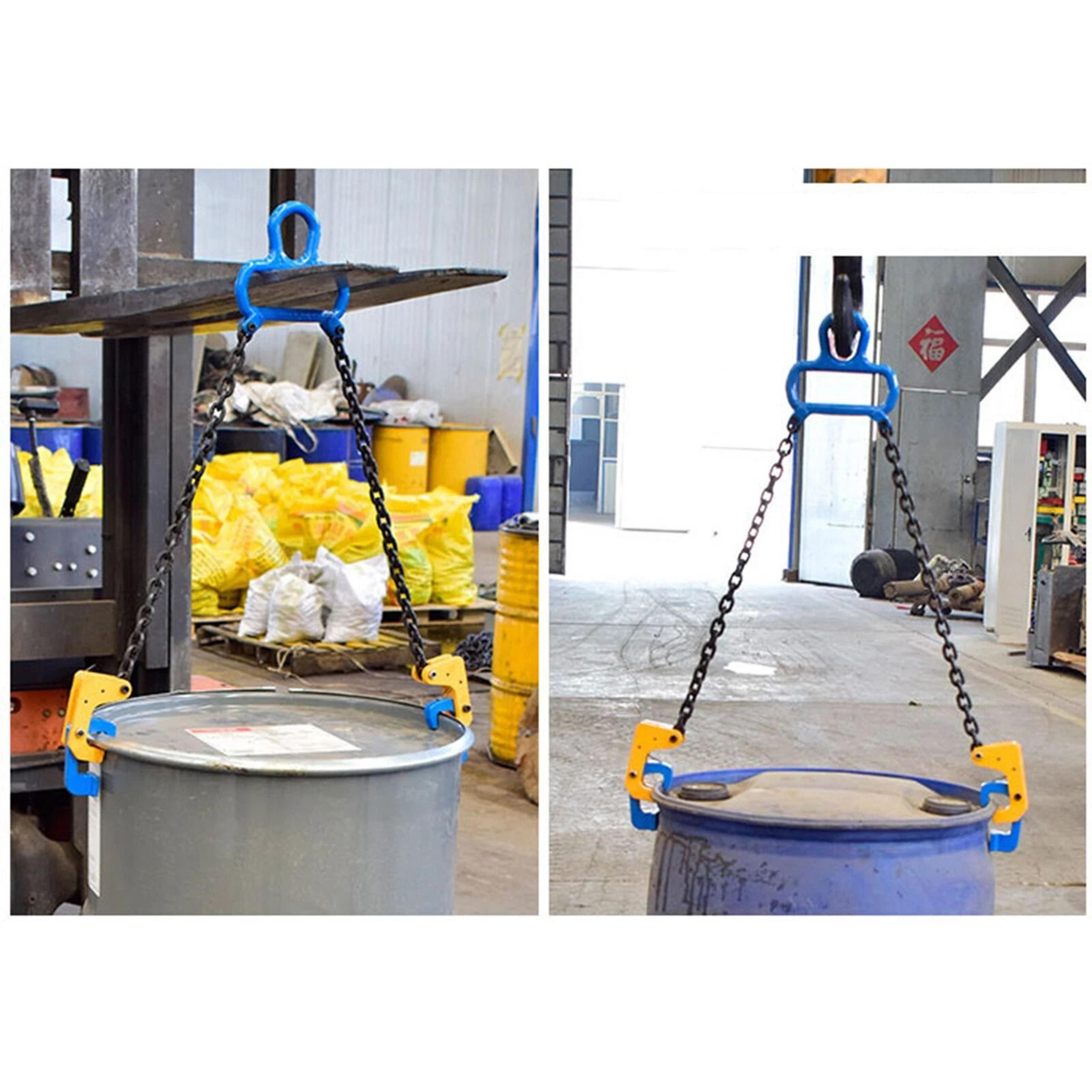 Chain Drum Lifter Vertical Barrel Hoist For Industrial Lifting 6