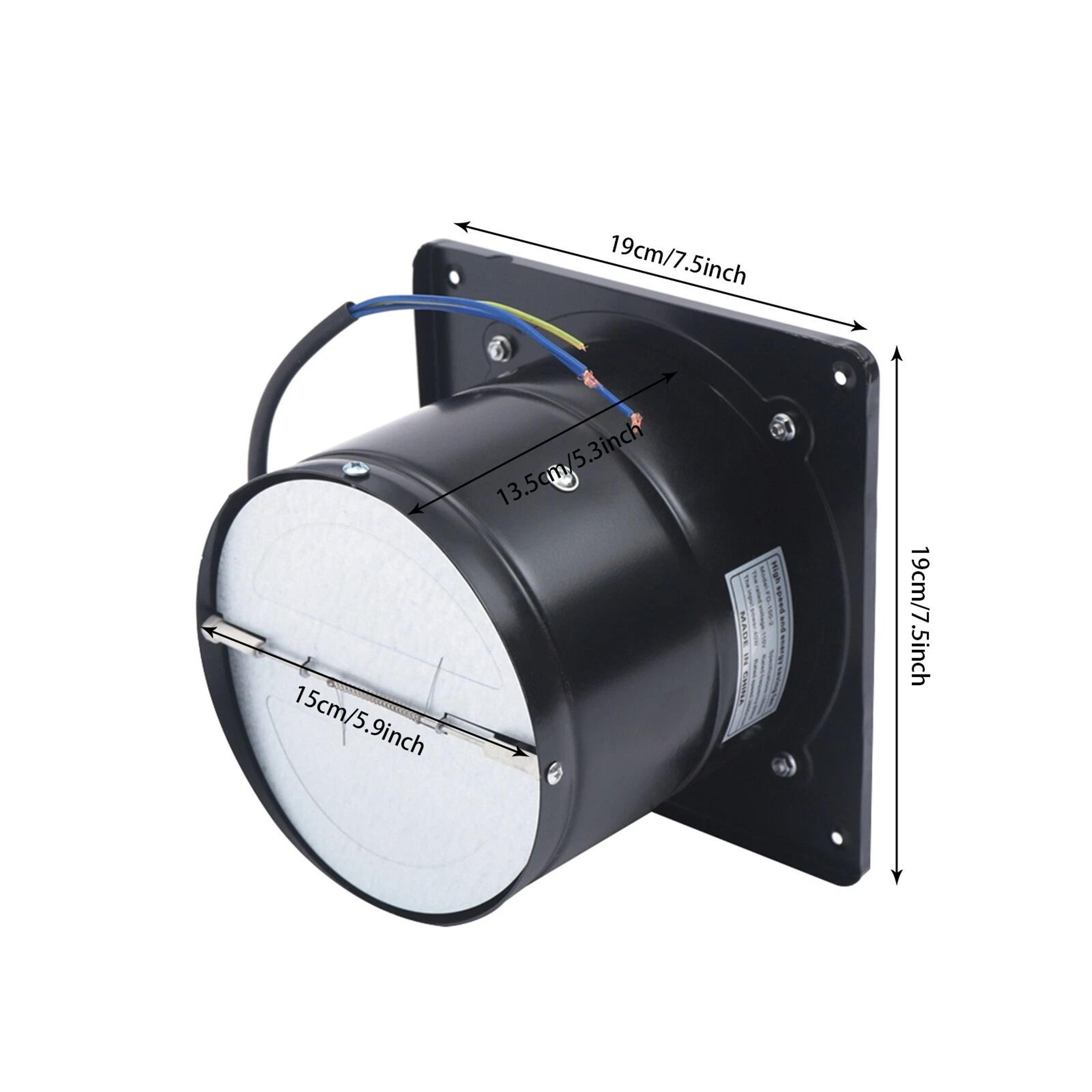 Powerful Bathroom  Kitchen Exhaust Fan Quiet Air Circulation 10