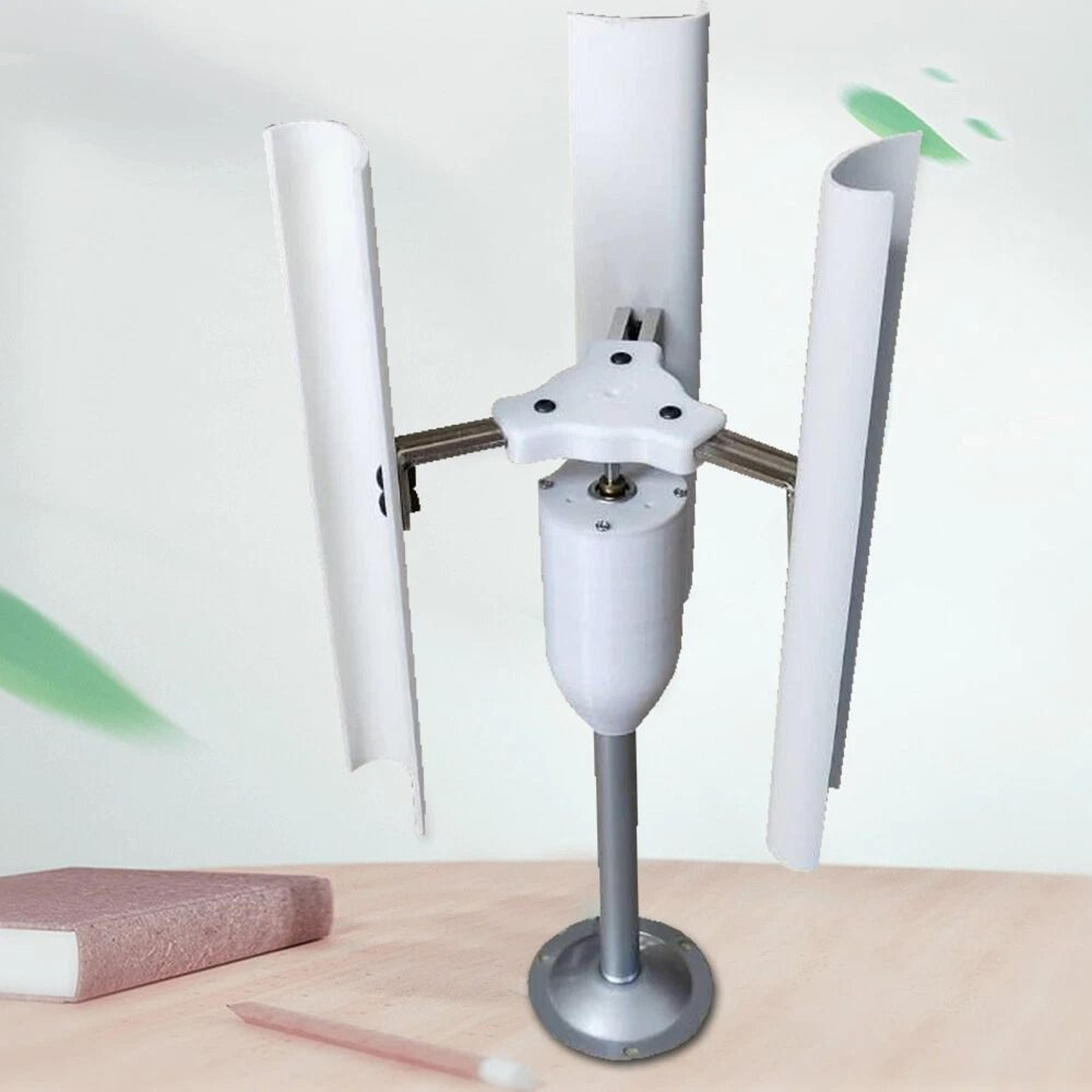 vertical axis wind turbine generator diy wind power teaching model