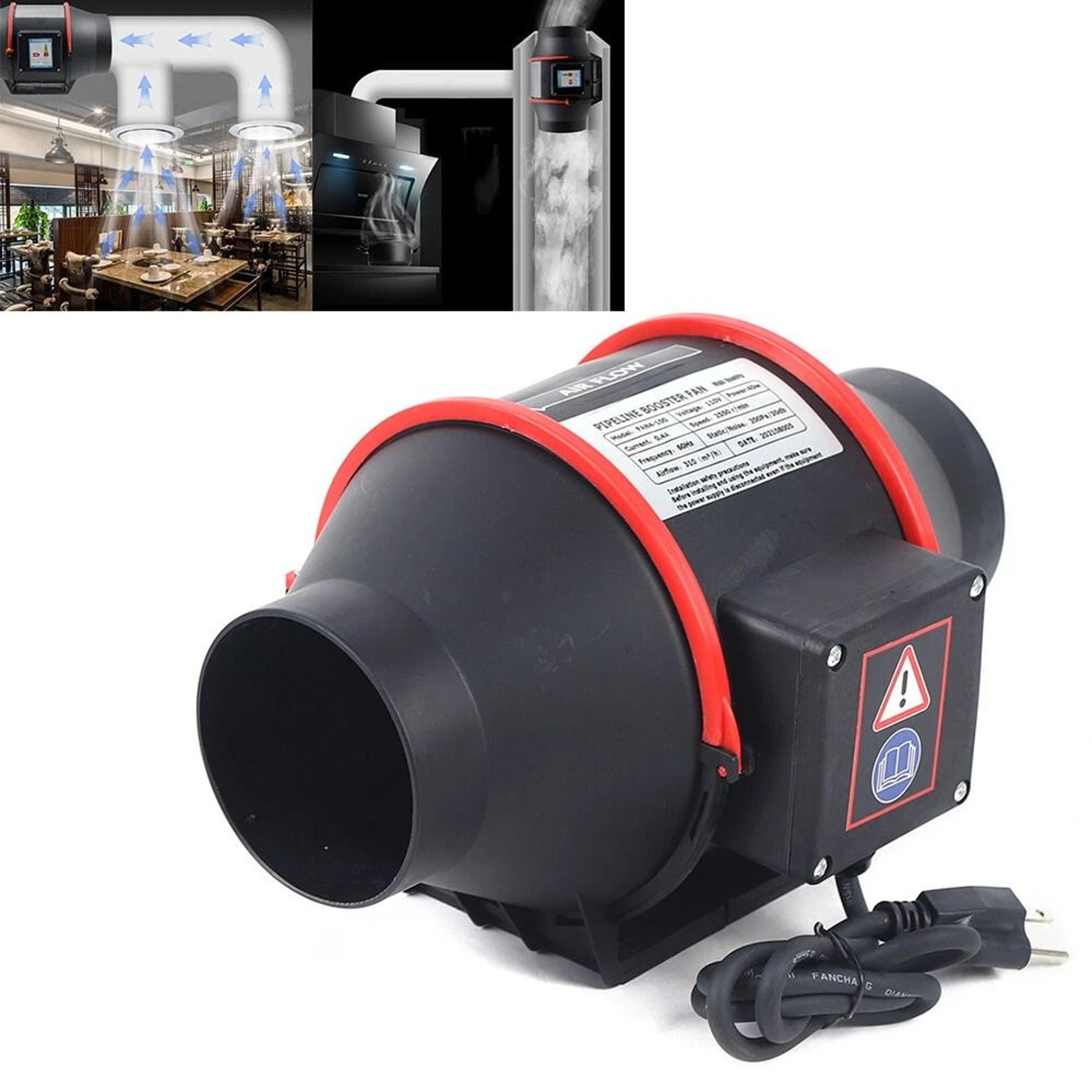 Quiet Inline Duct Fan Silent Exhaust Ventilation Blower Fan 9