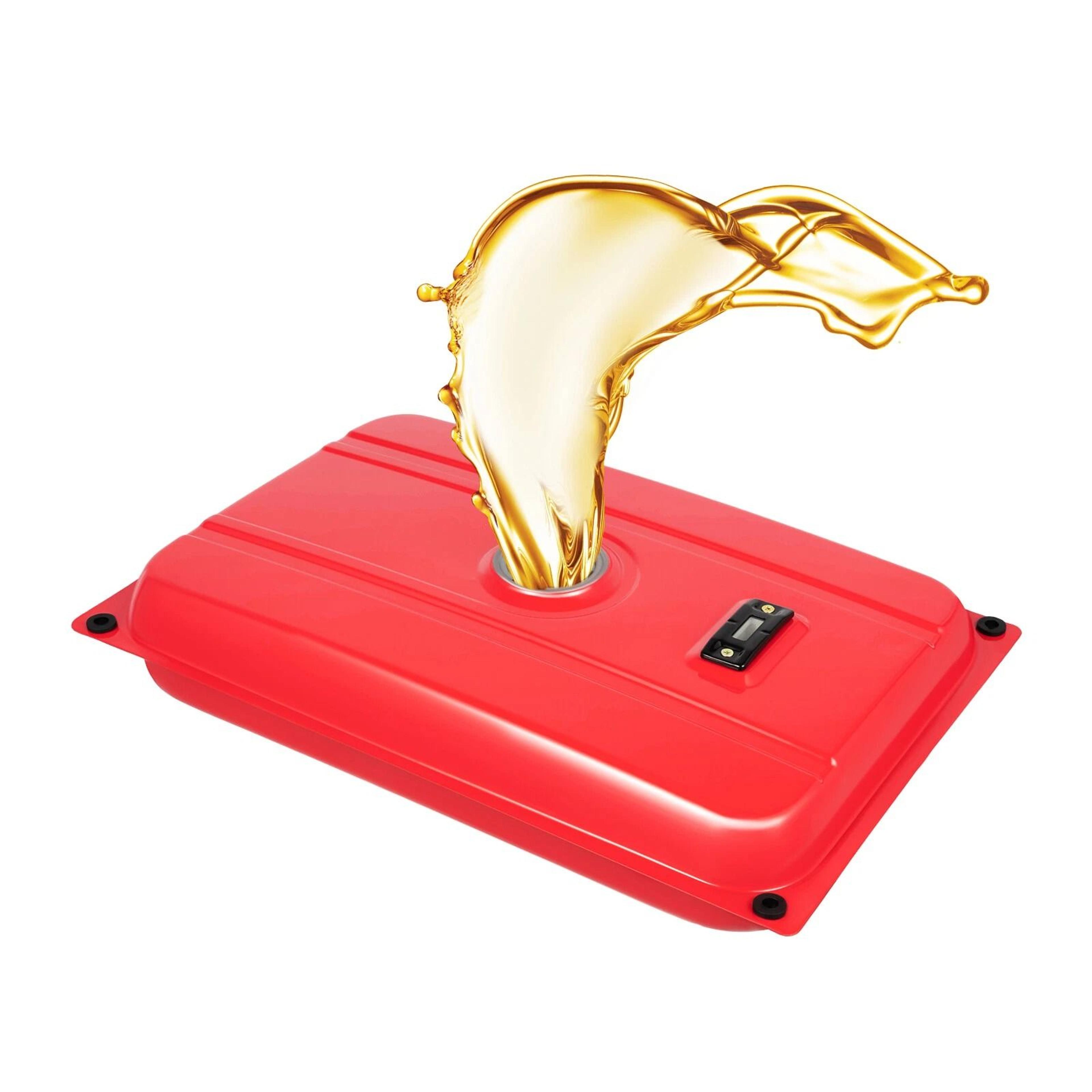 universal gallon generator fuel tank replacement with universal gas tank petcock heavy duty red
