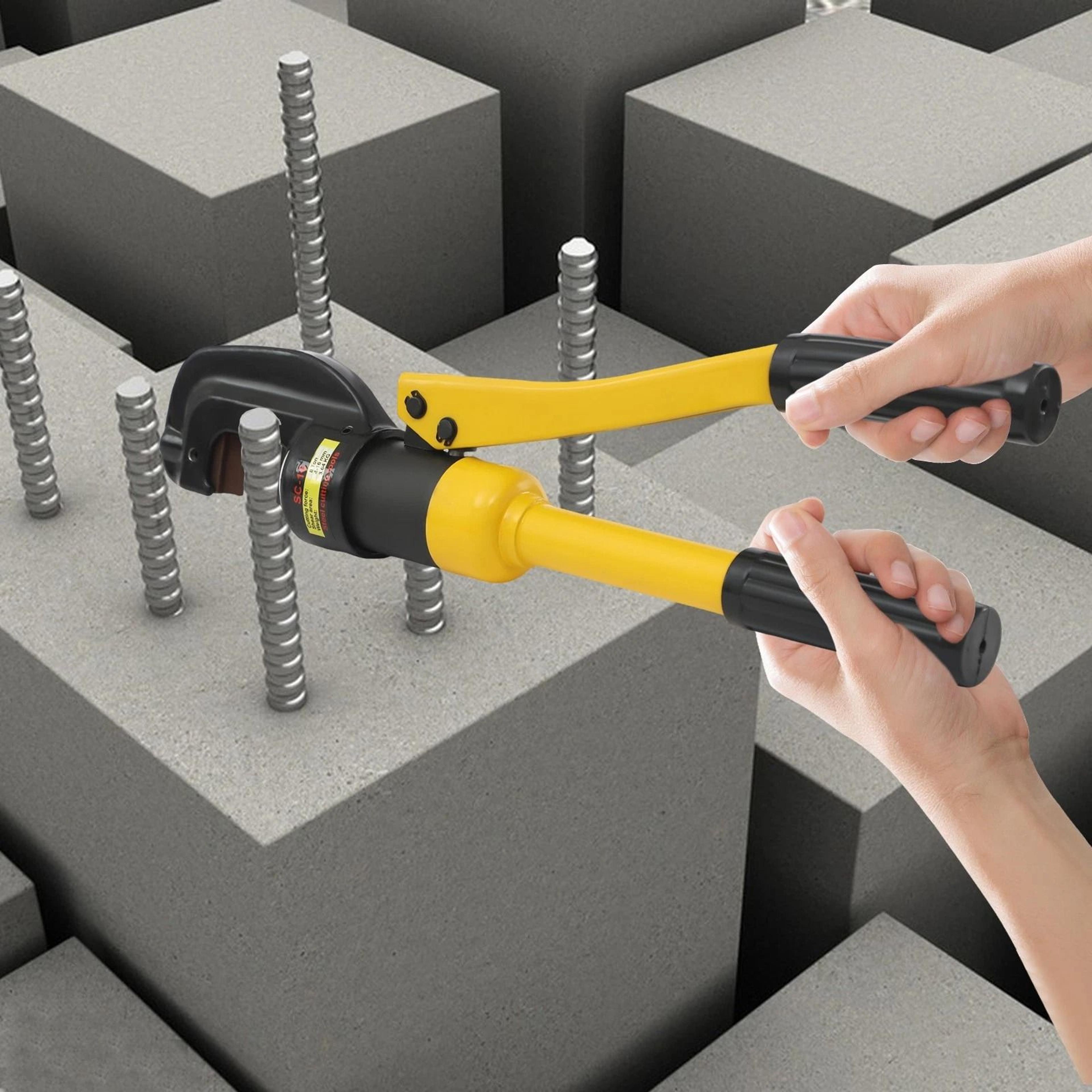 hydraulic rebar cutter portable steel rod cutting tool
