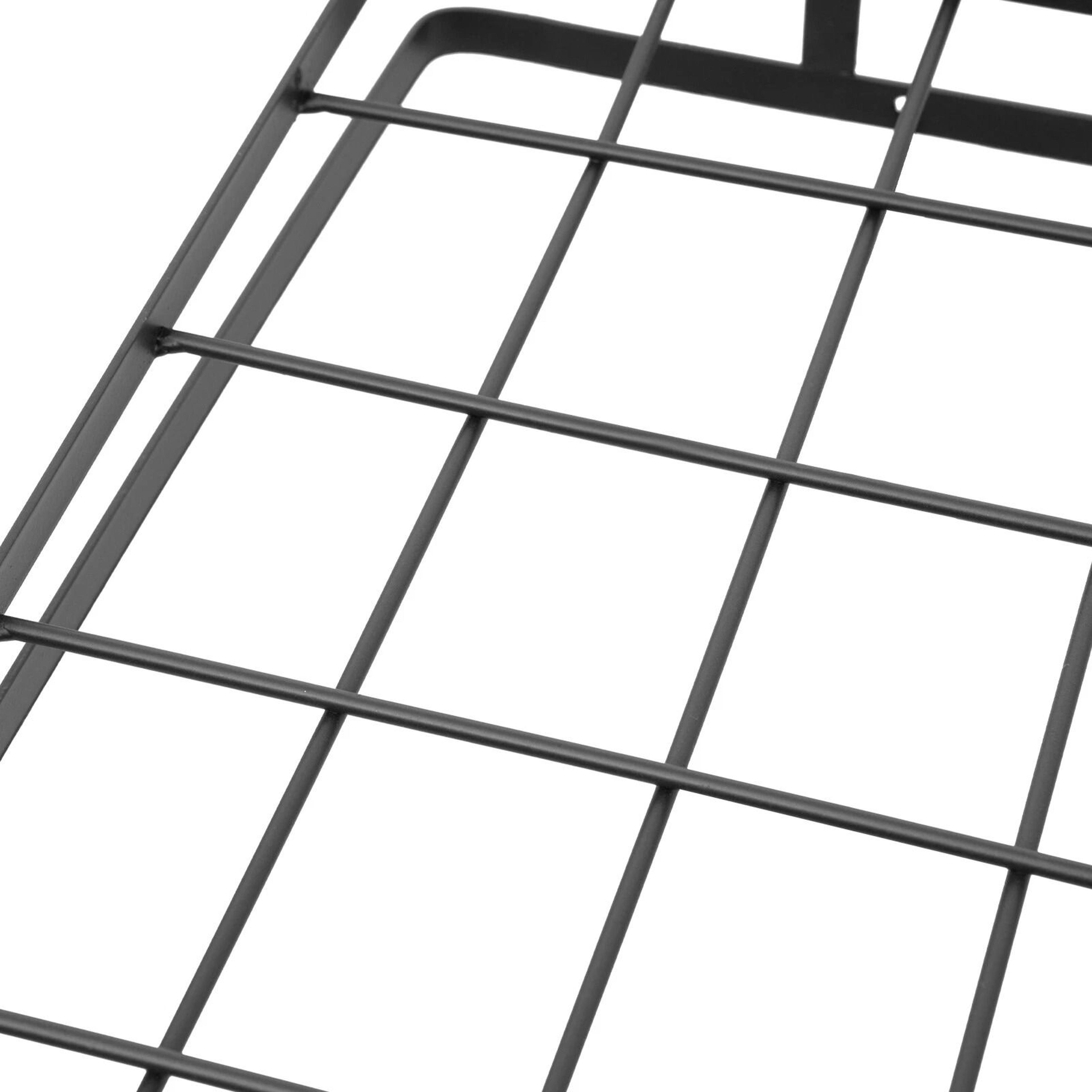 Modern Black Ceiling Pot Rack With Hooks For Pots And Pans 12