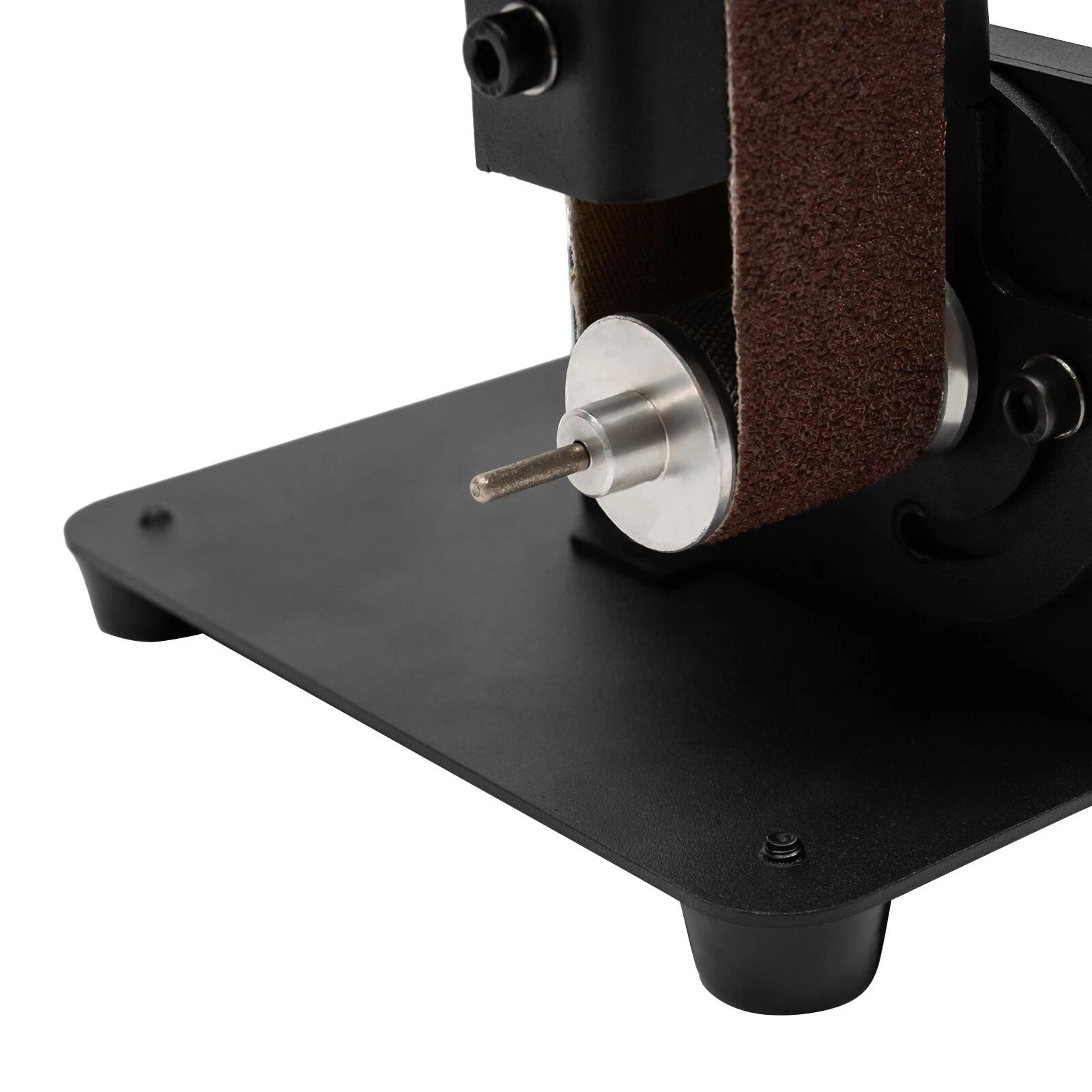 Mini Electric Belt Sander Knife Sharpener Machine DIY Polishing Grinder Tool 4