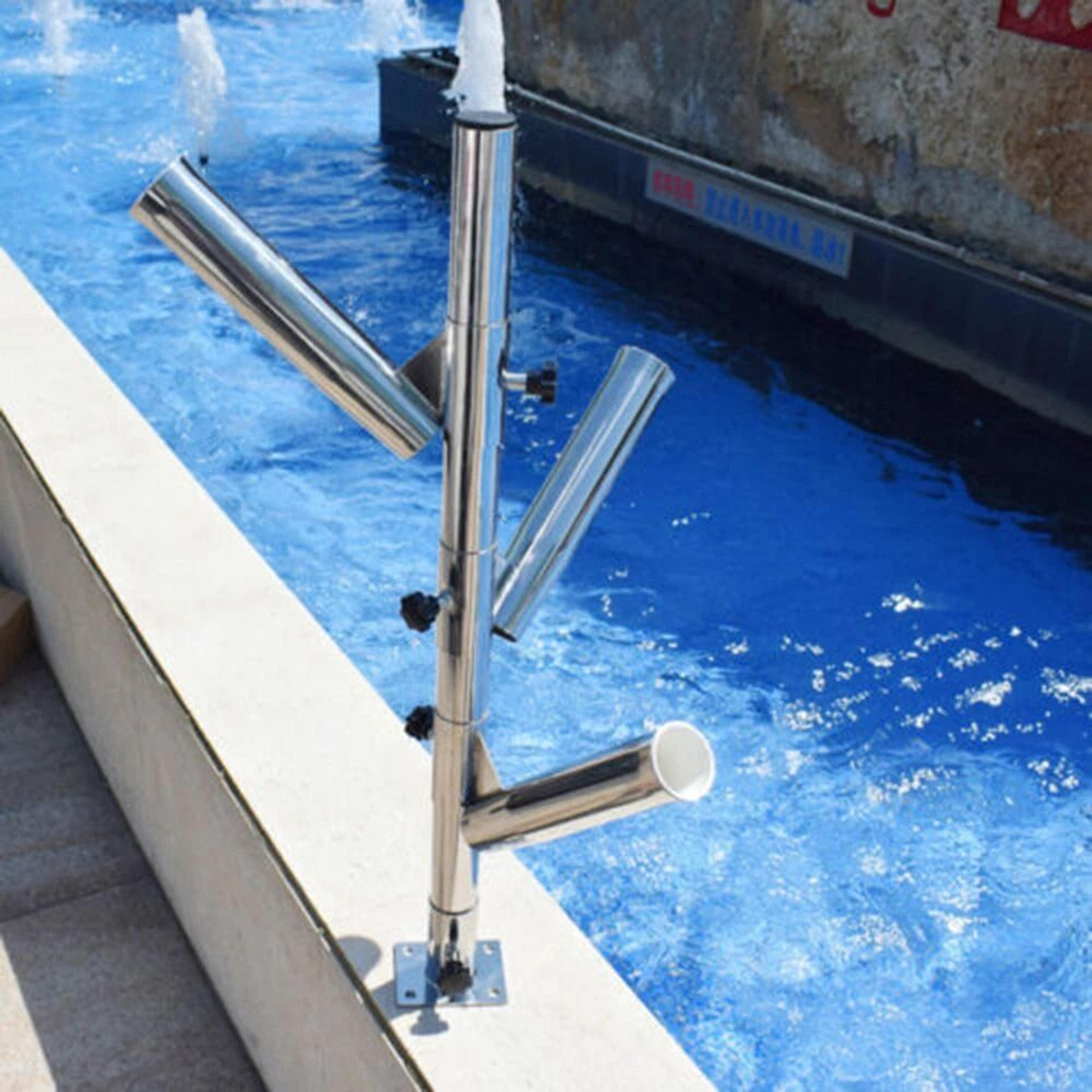 adjustable tube fishing rod holder rocket launcher for boats and marine fishing