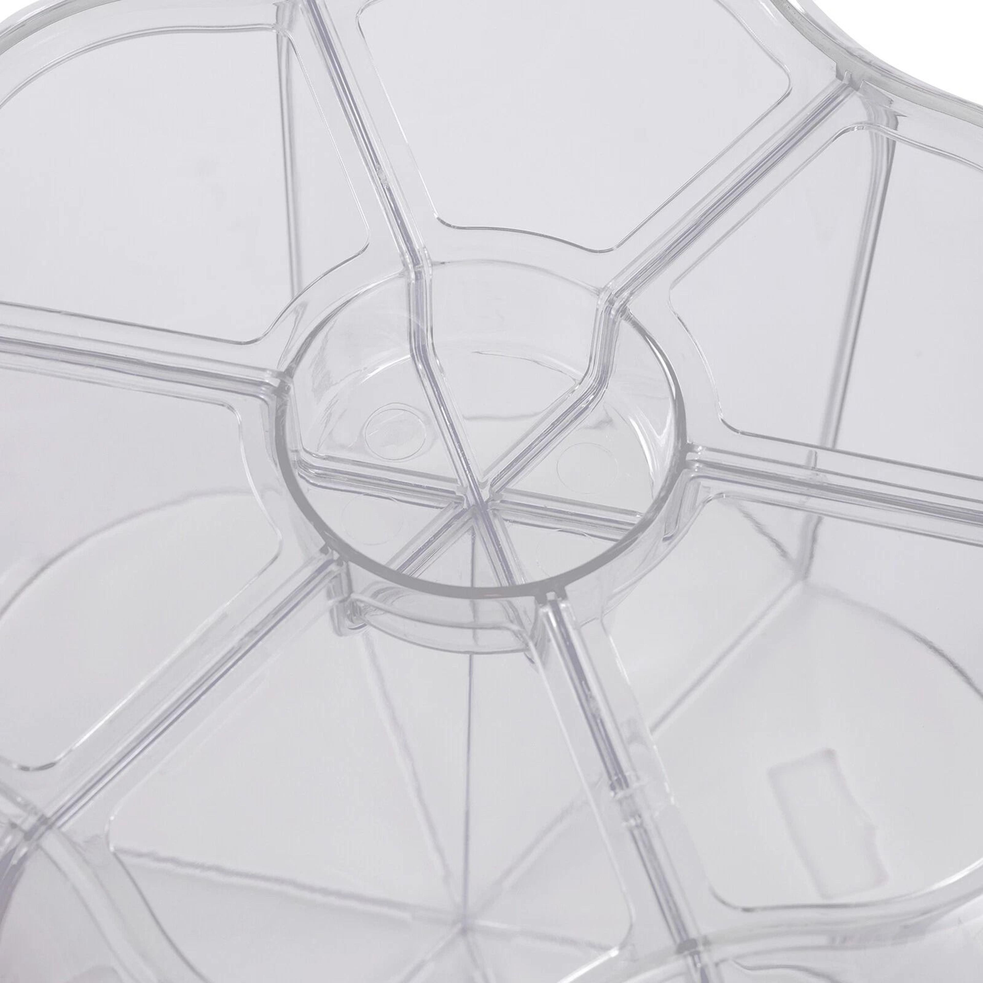 Premium Grid Rotating Rice Dispenser Dry Food Storage Organizer Grain Storage Container 9