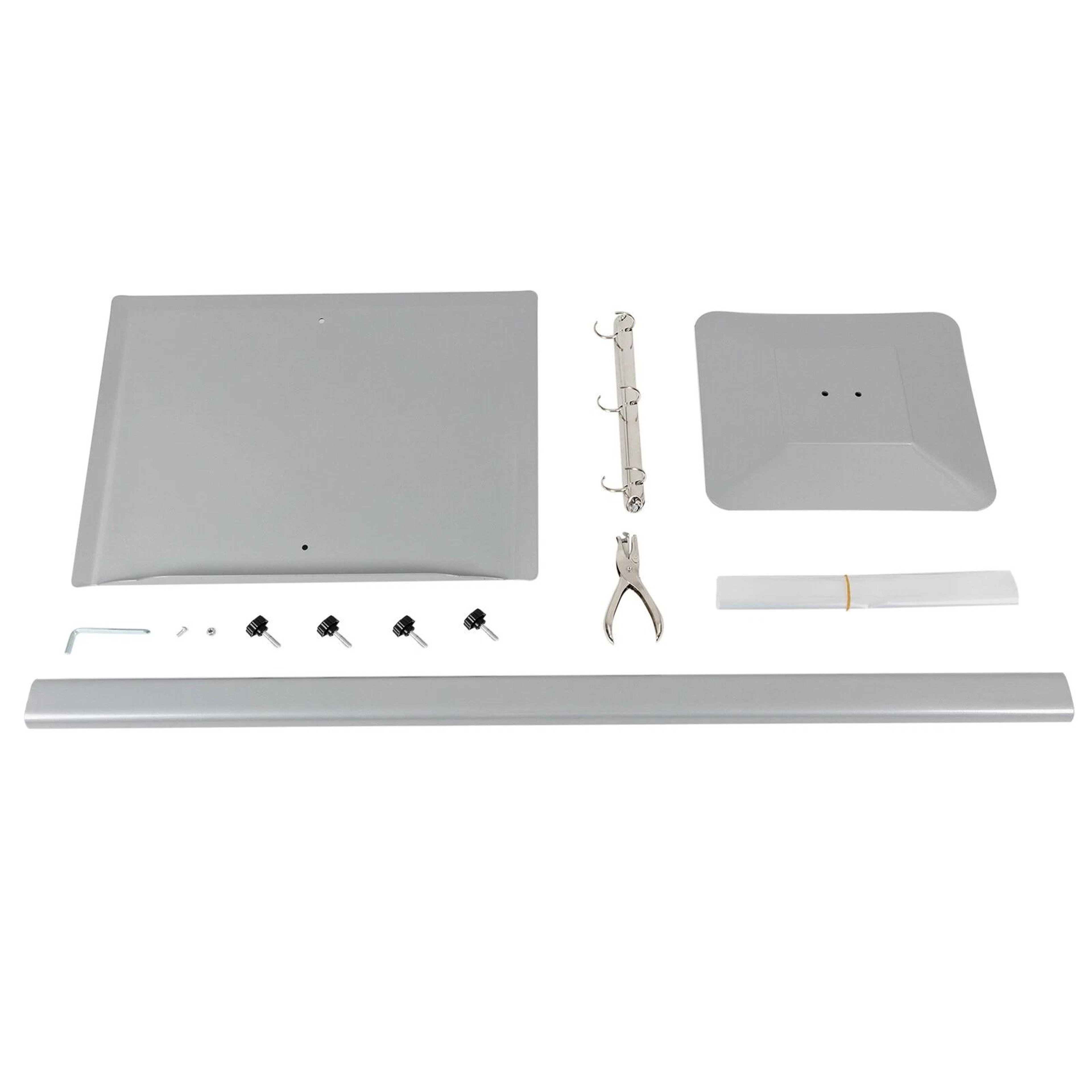 Professional Floor Menu Display Stand With Page Flip Binder Rack 12