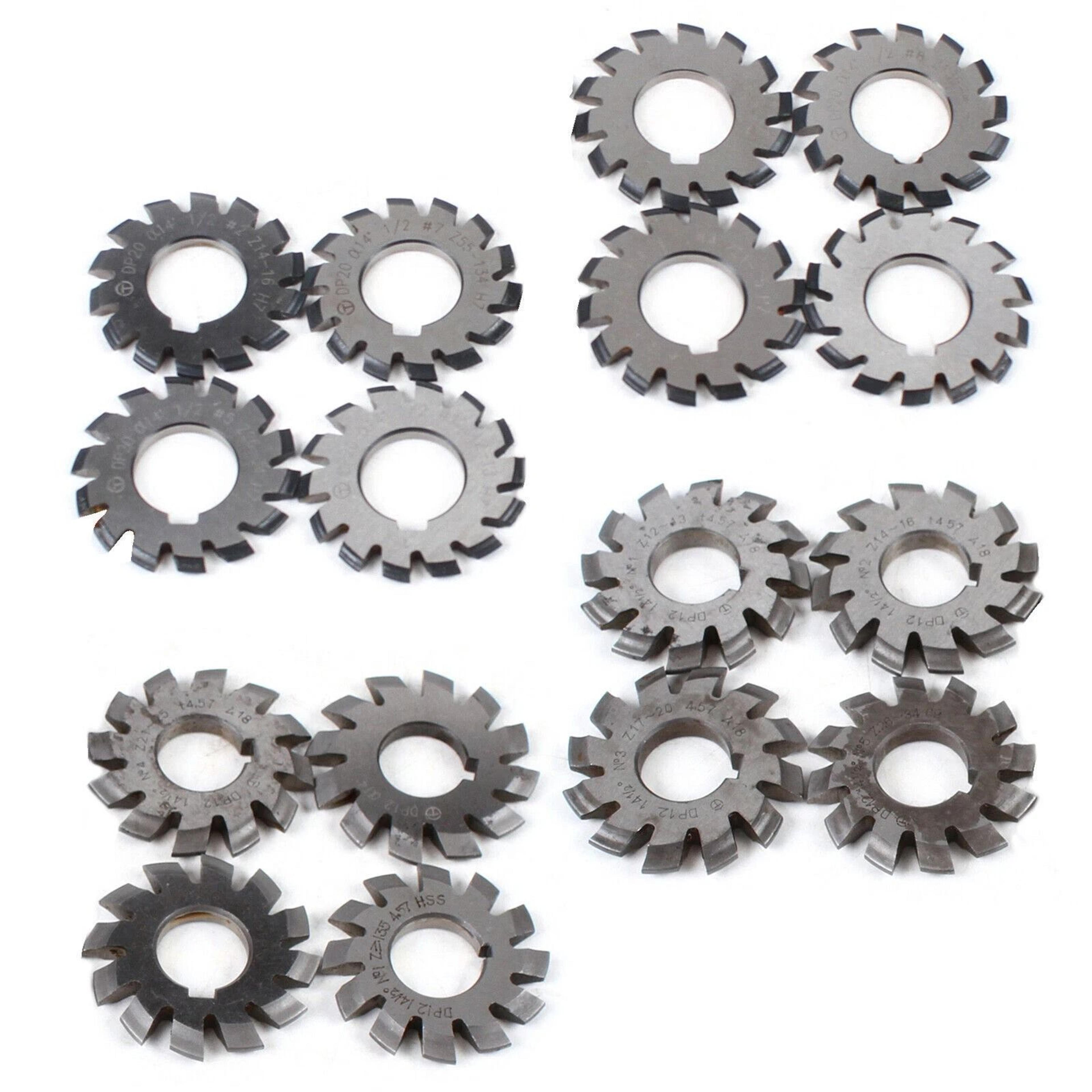 precision involute gear cutter set hss dp gear cutter kit for milling machines