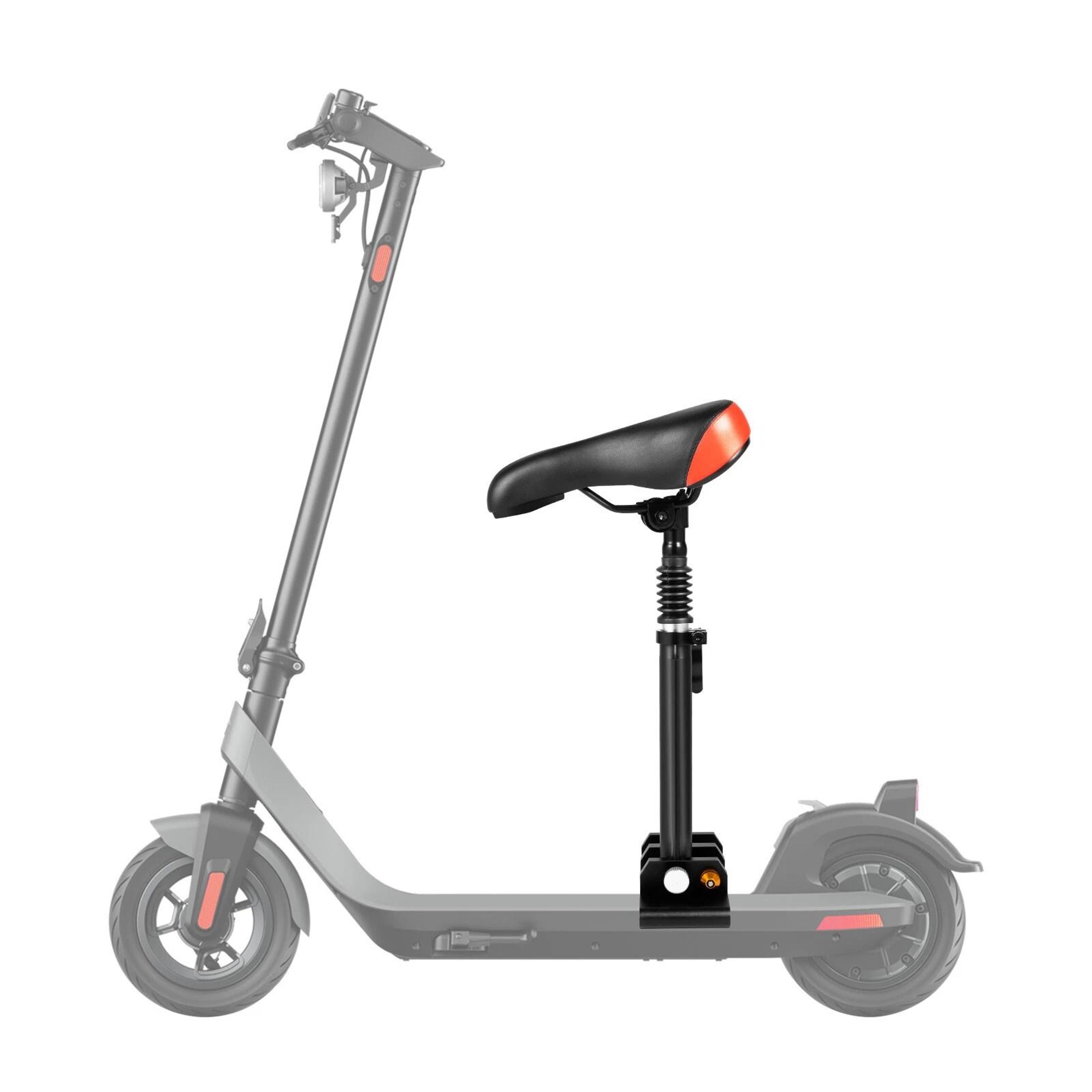 Universal Adjustable Scooter Seat Cushion With Aluminum Alloy Saddle  Rod Comfortable Ride Upgrade 3