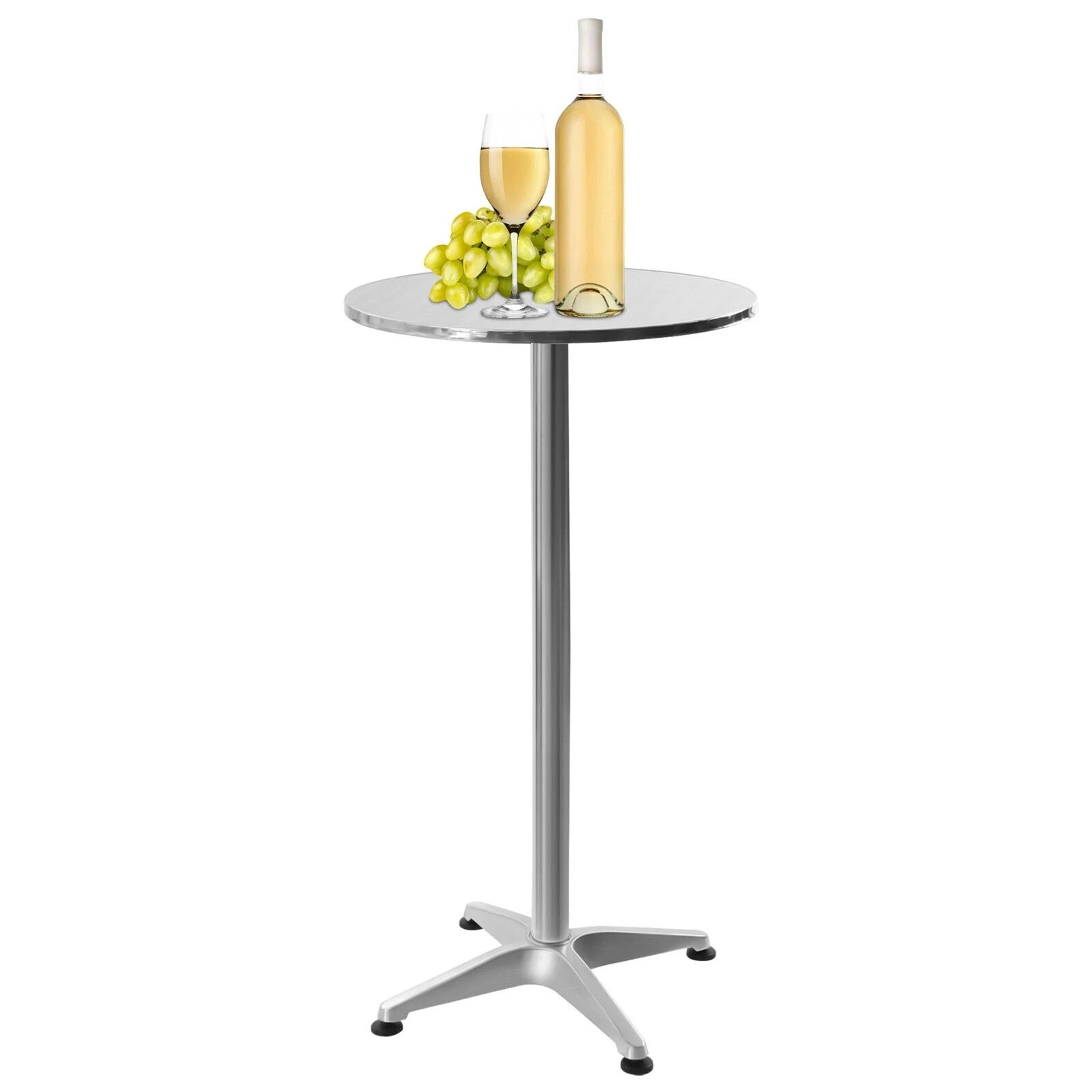 Premium Folding Patio Party Table Round Outdoor Bistro Table For Indoor  Outdoor Entertaining 4