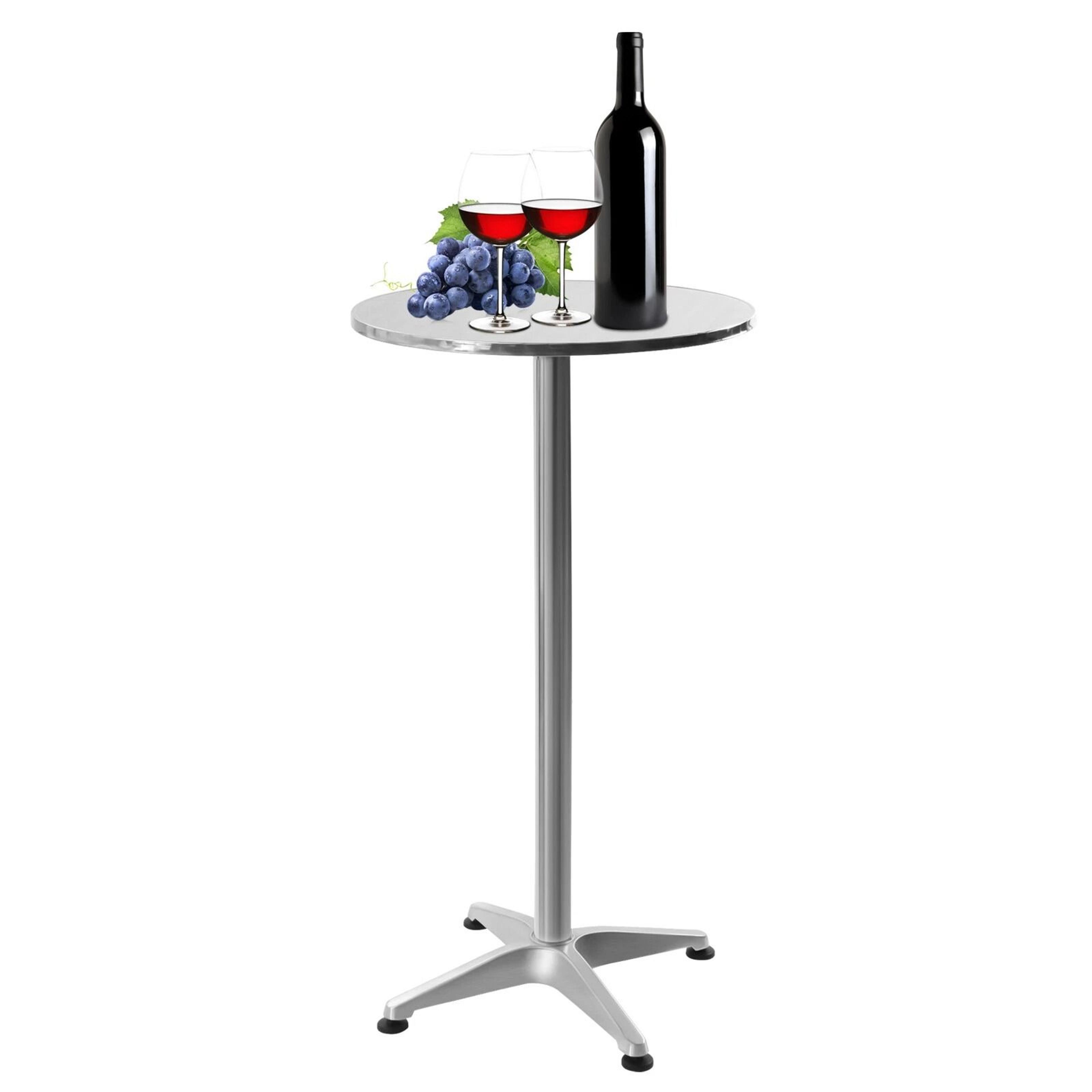 Premium Folding Patio Party Table Round Outdoor Bistro Table For Indoor  Outdoor Entertaining 9