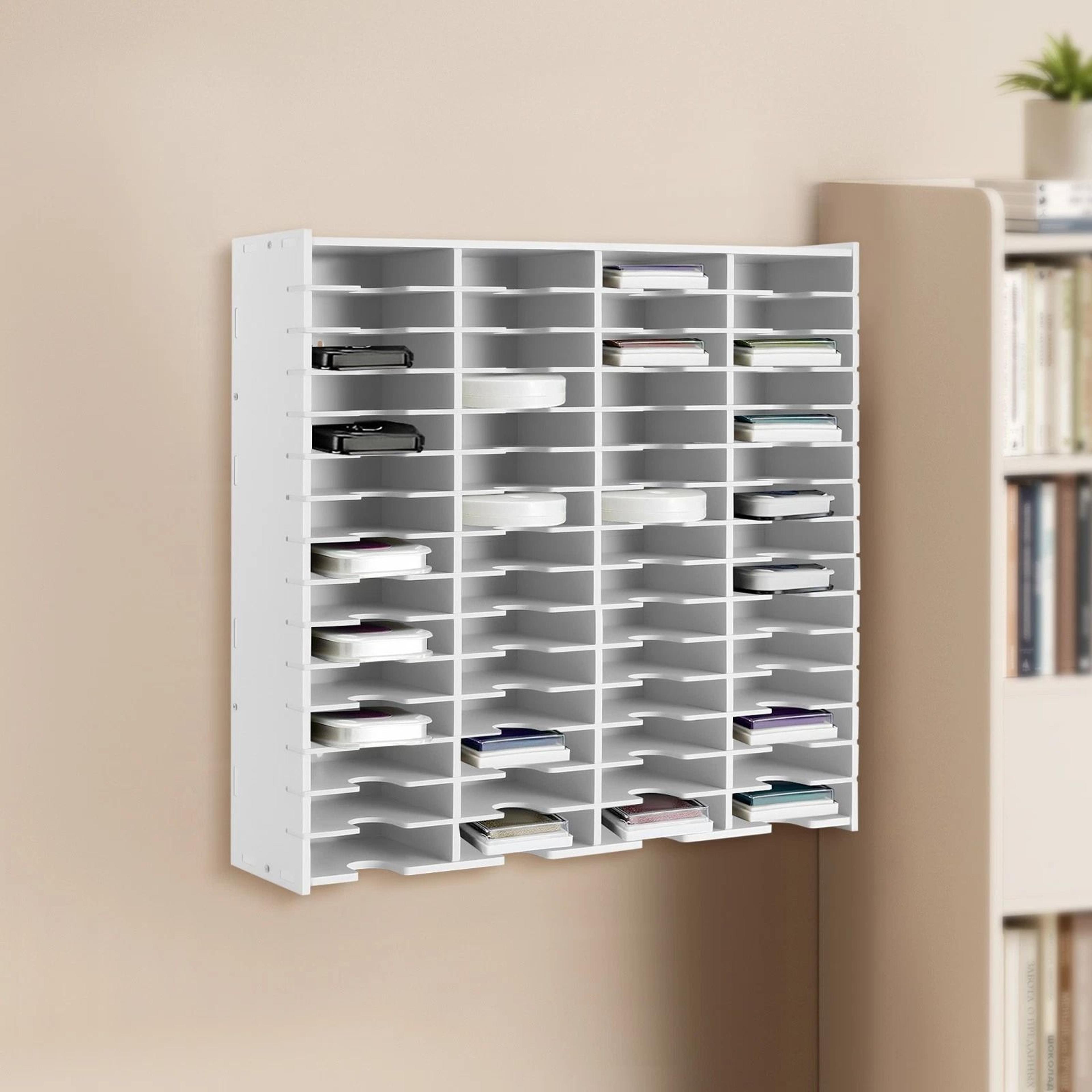premium ink pad storage organizer slot stamp pad holder & craft storage rack