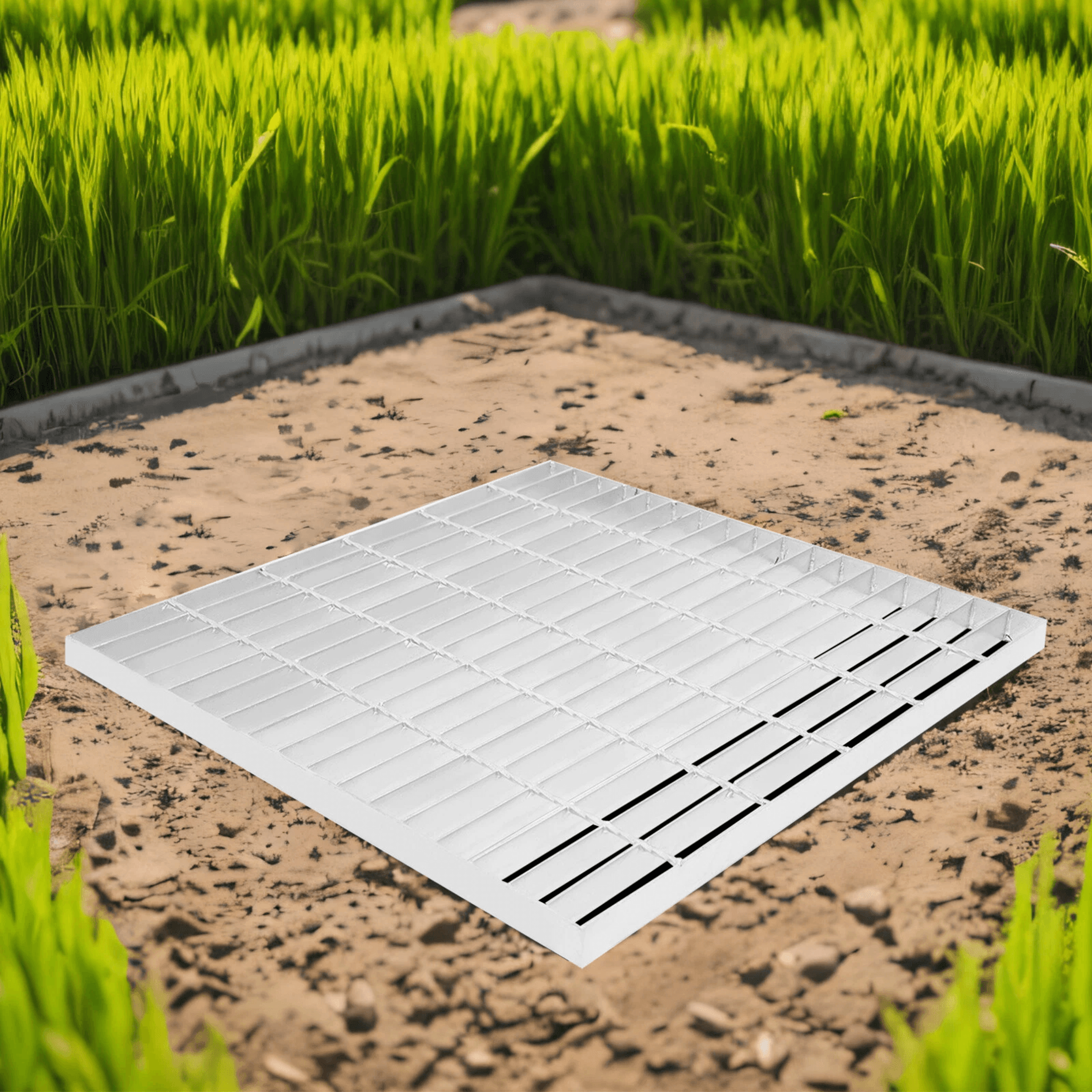 Heavy Duty Driveway Drain Cover Steel Grate 7