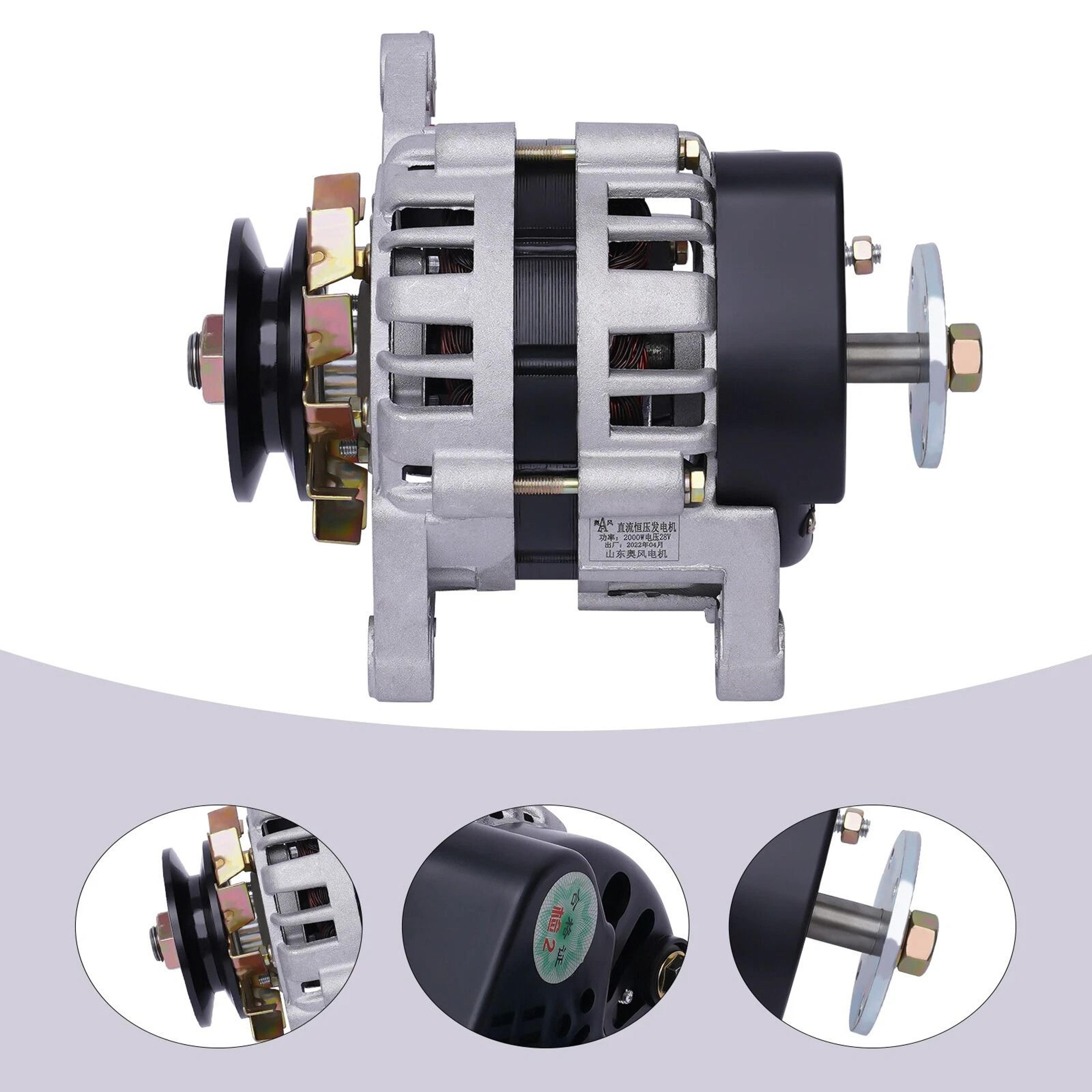 High Torque DC Low RPM Generator Robust Permanent Magnet Alternator 4
