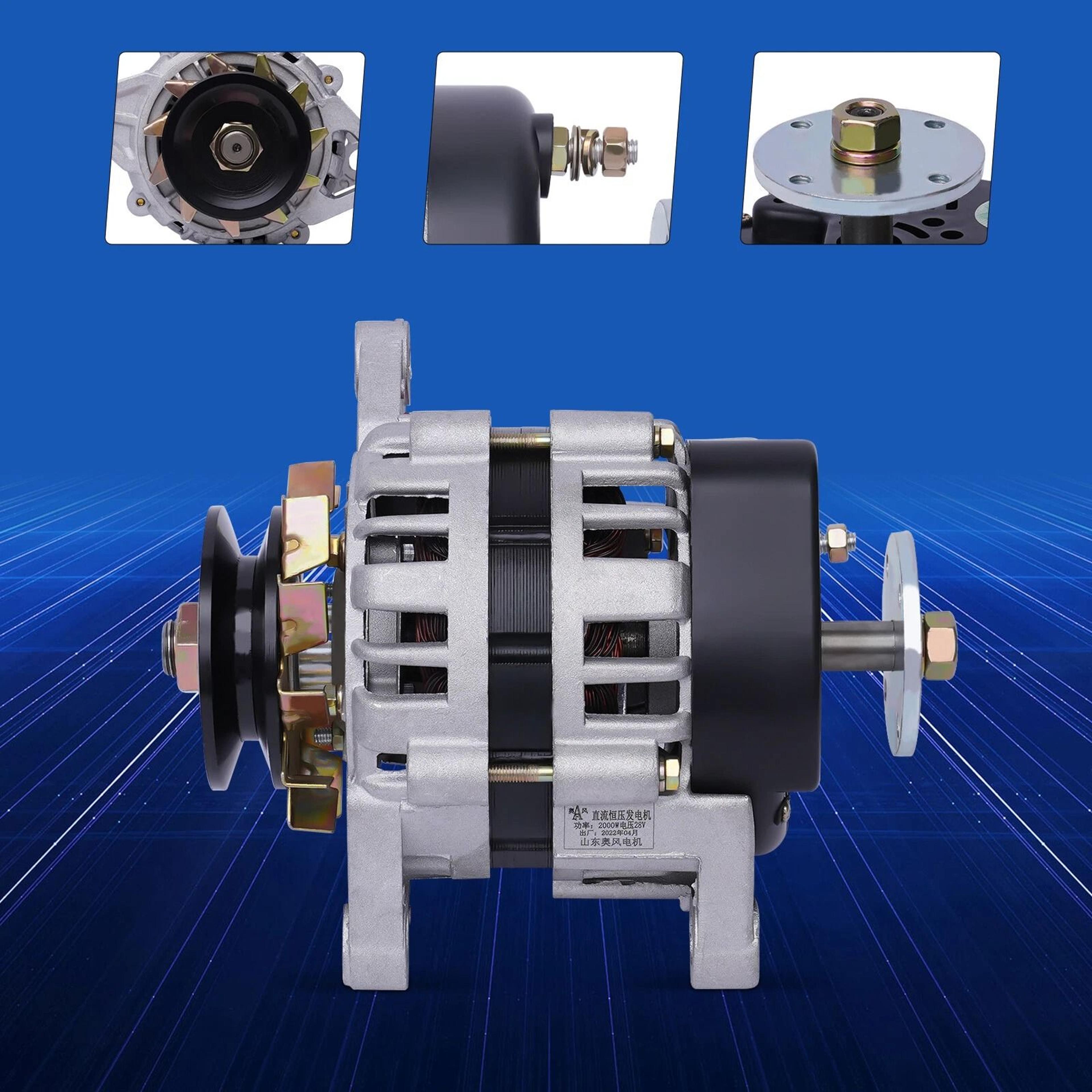 High Torque DC Low RPM Generator Robust Permanent Magnet Alternator 1