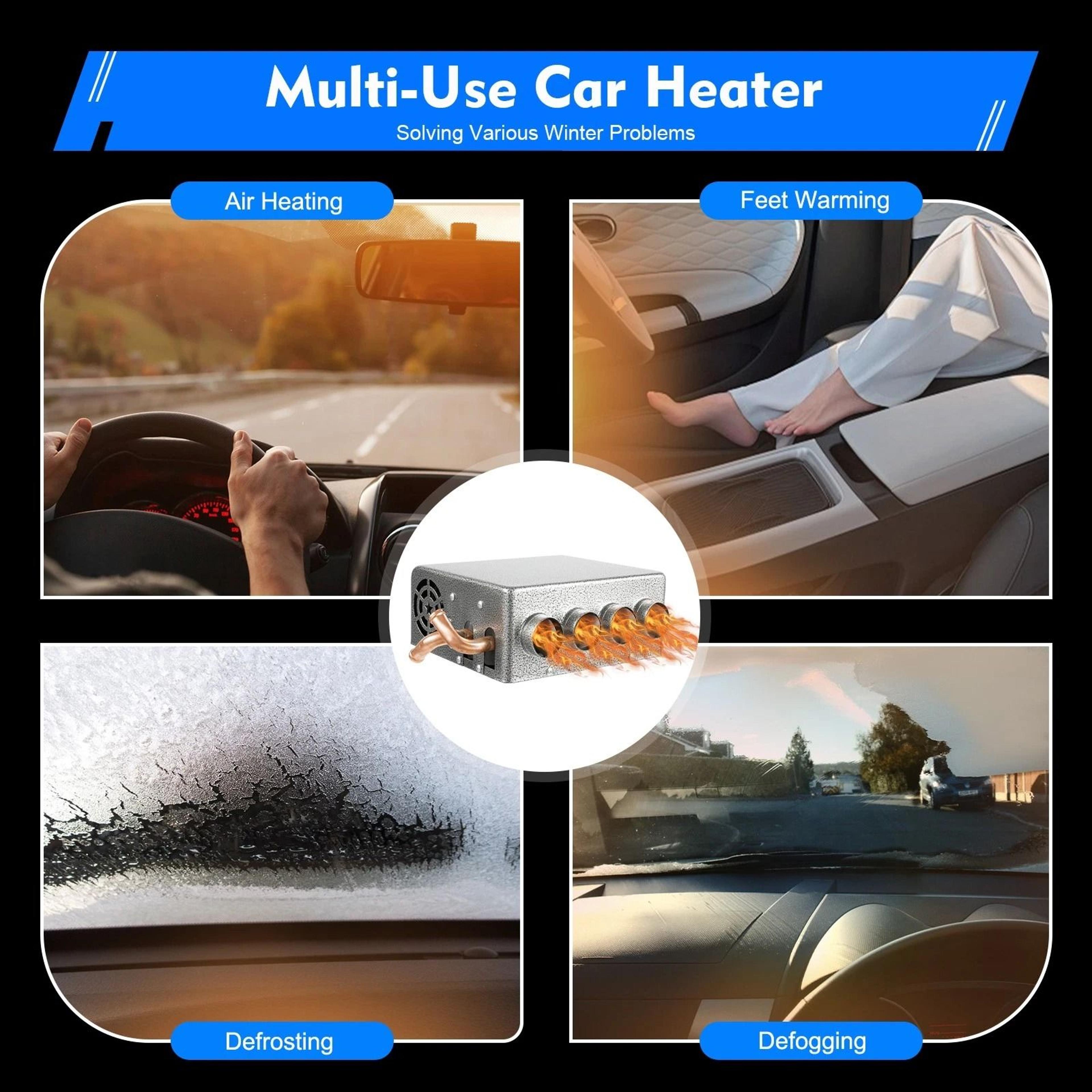 Universal Under Dash Heater With Speed Switch Car  Truck Cabin Defroster 15